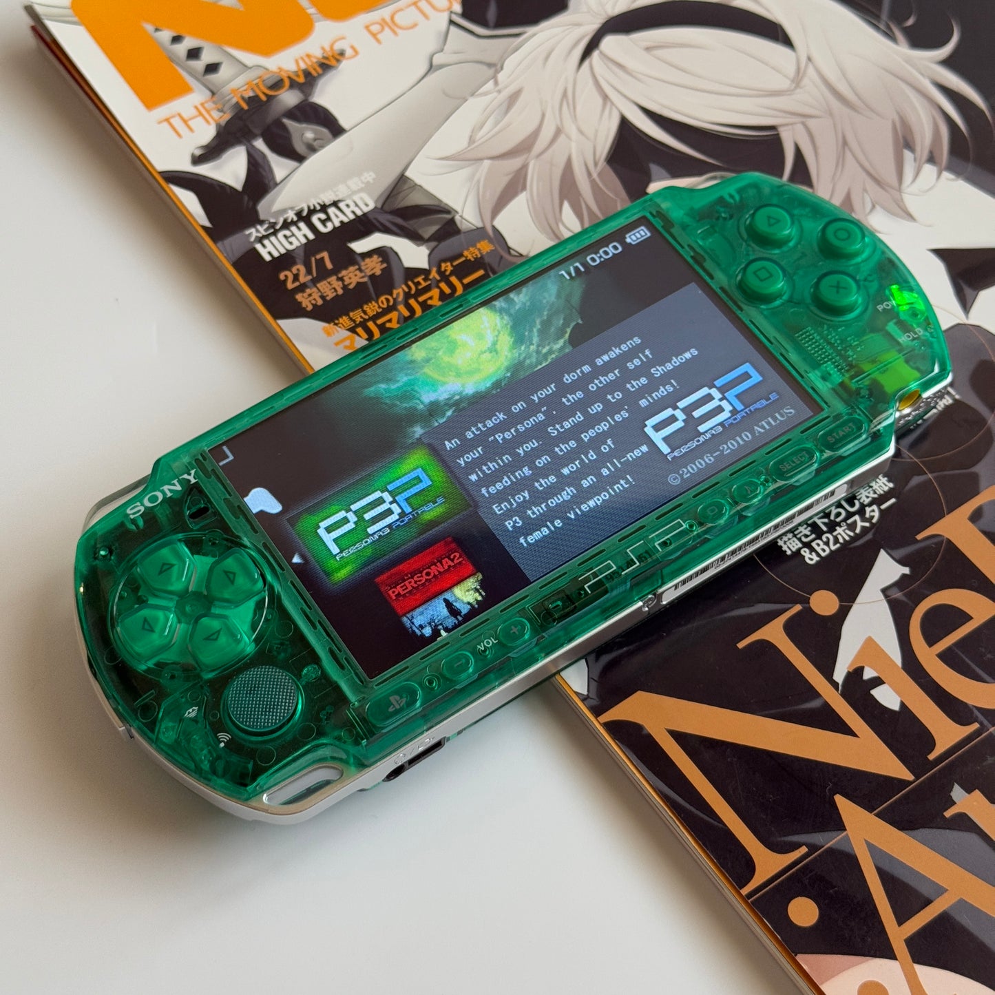 Clear green PSP3000
