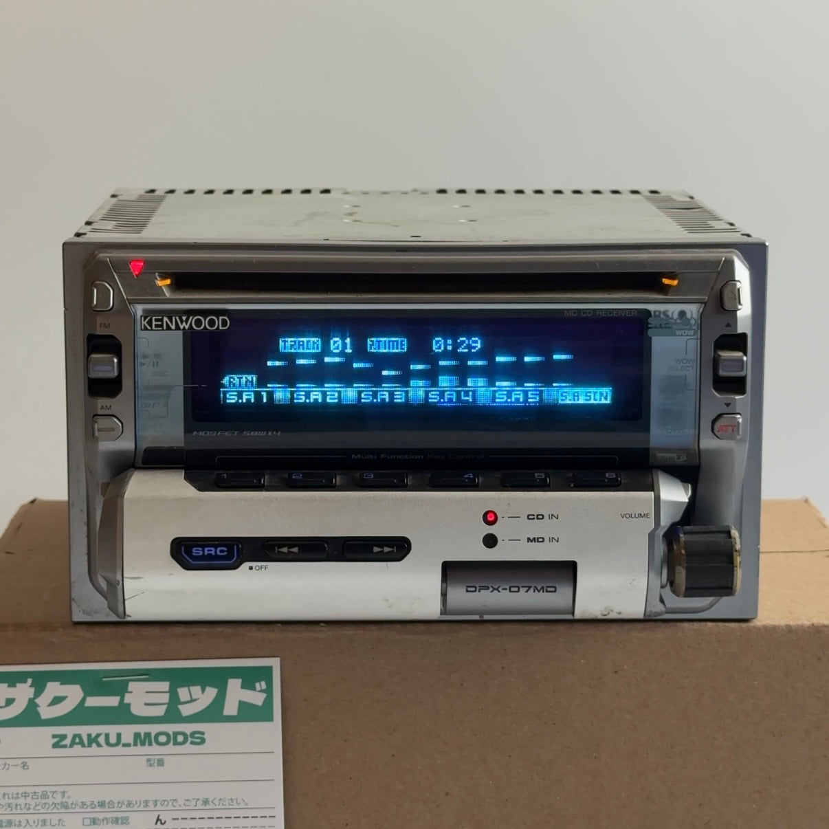 Kenwood DPX-07MD car radio