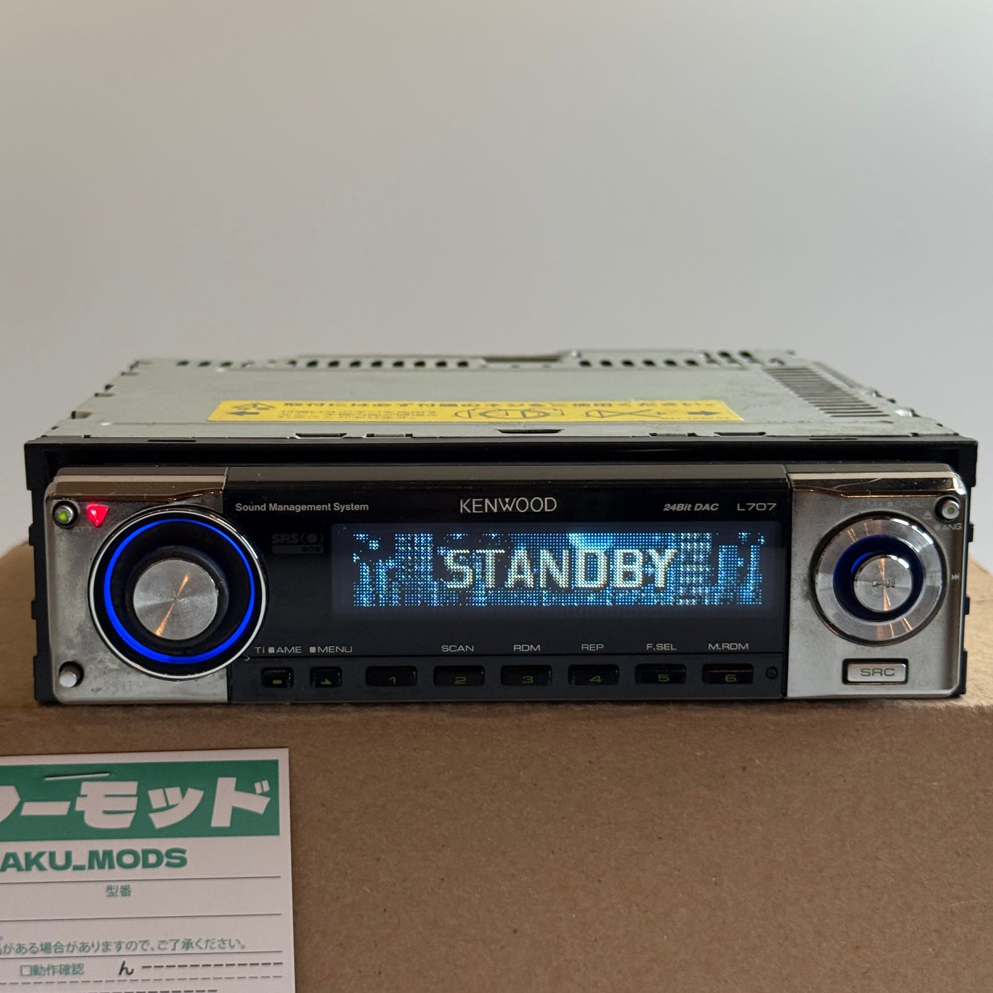 Kenwood L707 car radio