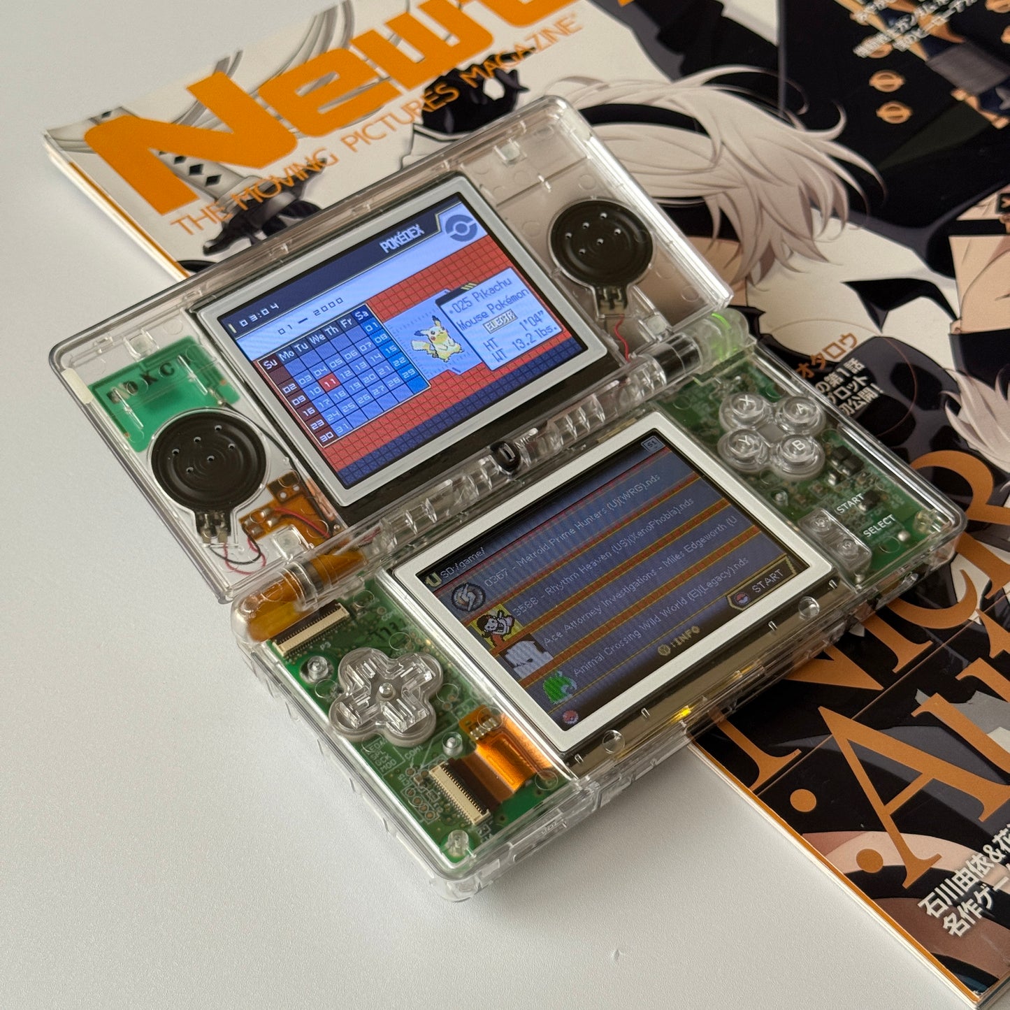 Clear Nintendo DS Lite