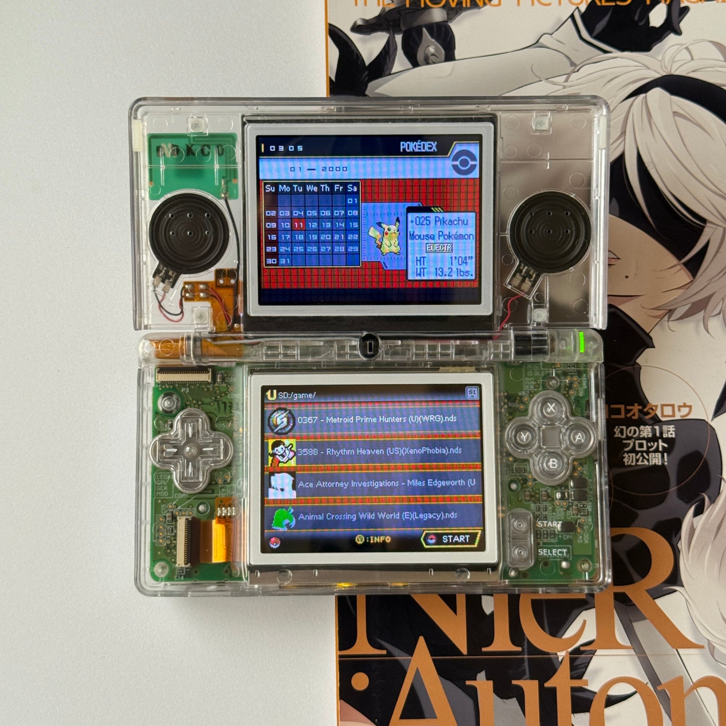 Clear Nintendo DS Lite