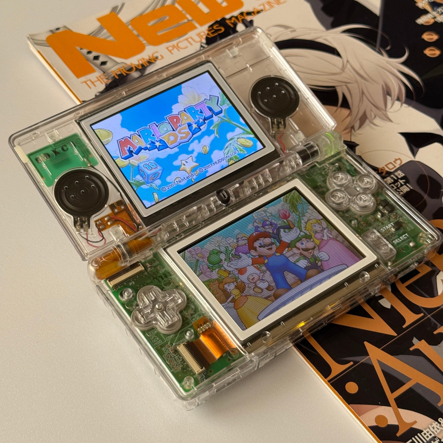 Clear Nintendo DS Lite