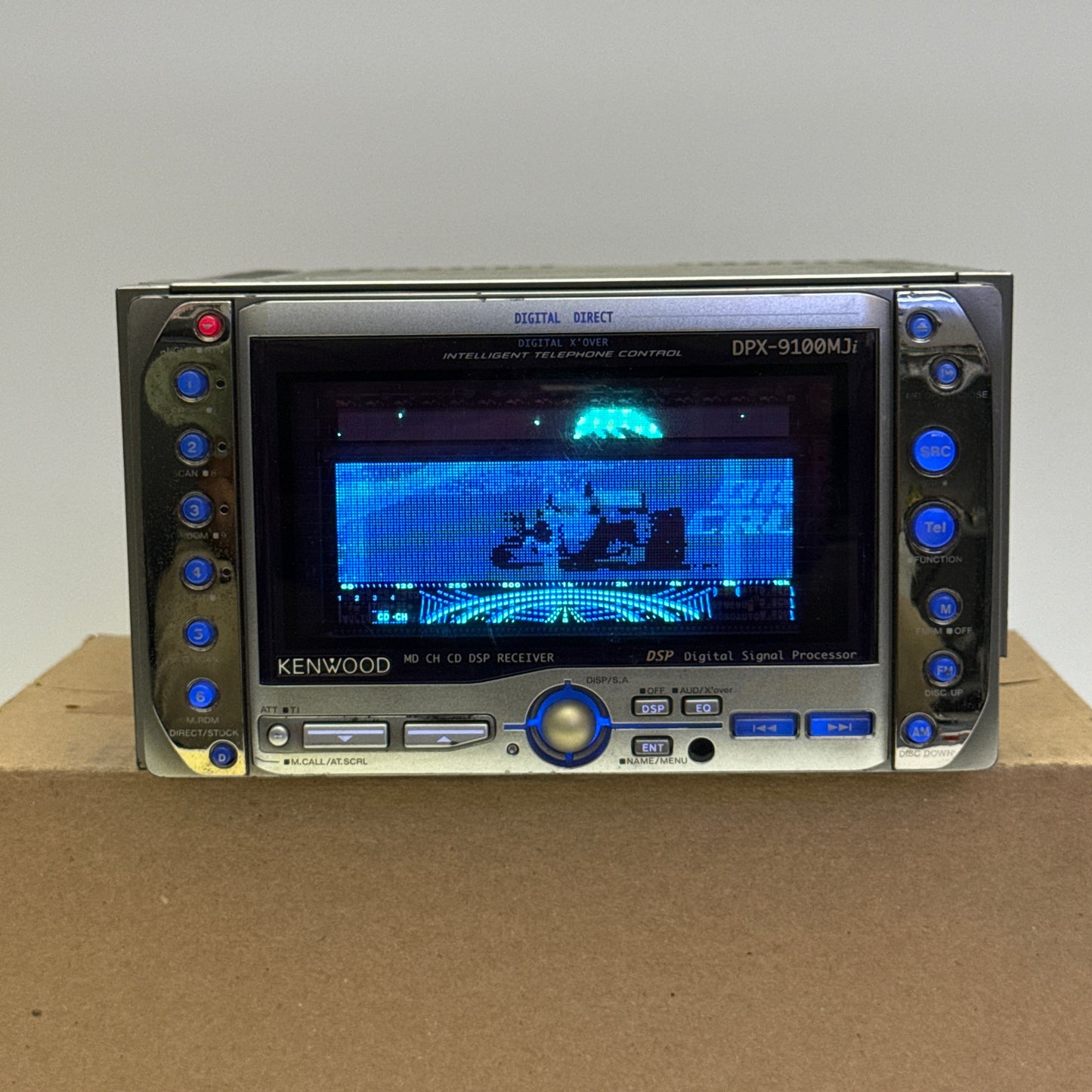 Kenwood 9100MJi car radio (screen issue)