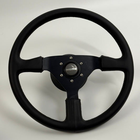 Momo steering wheel (black/black)