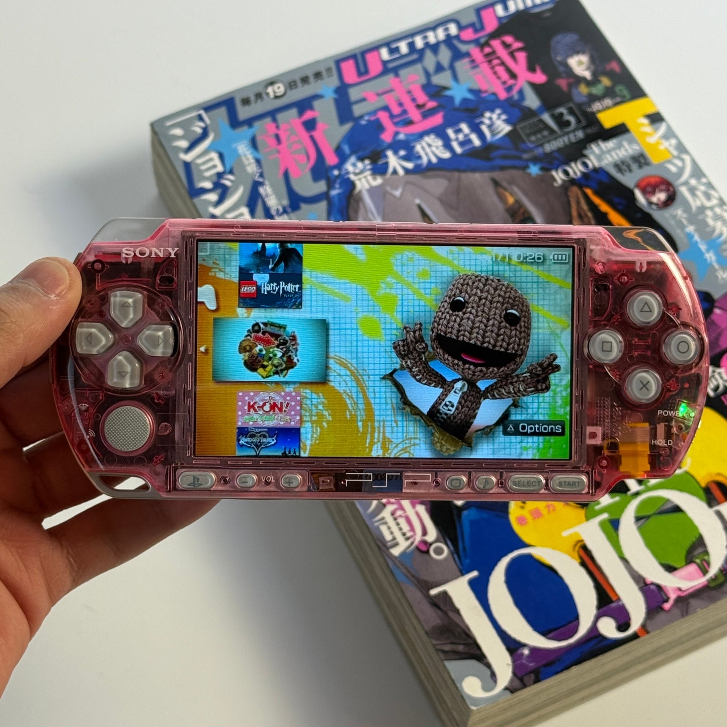 Clear pink PSP3000