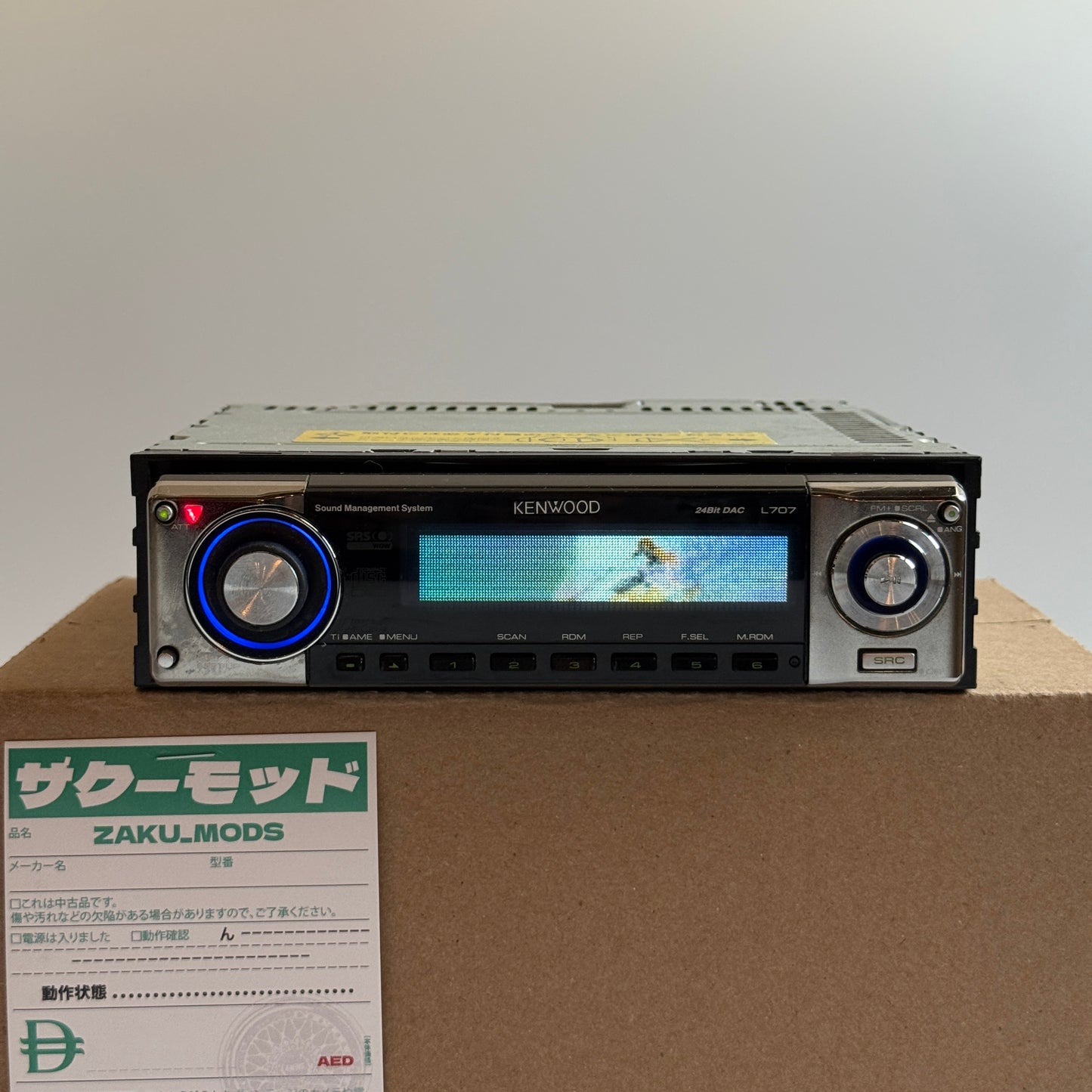 Kenwood L707 car radio
