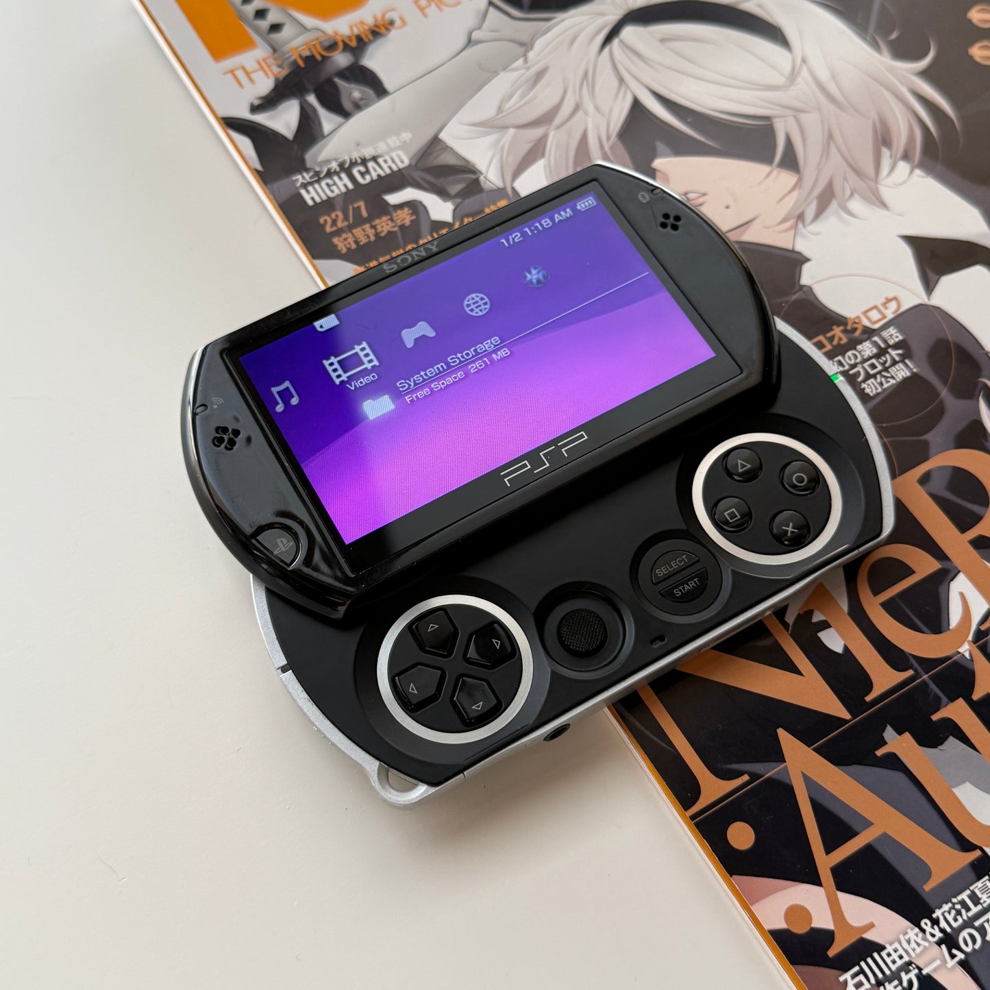 Black PSP GO