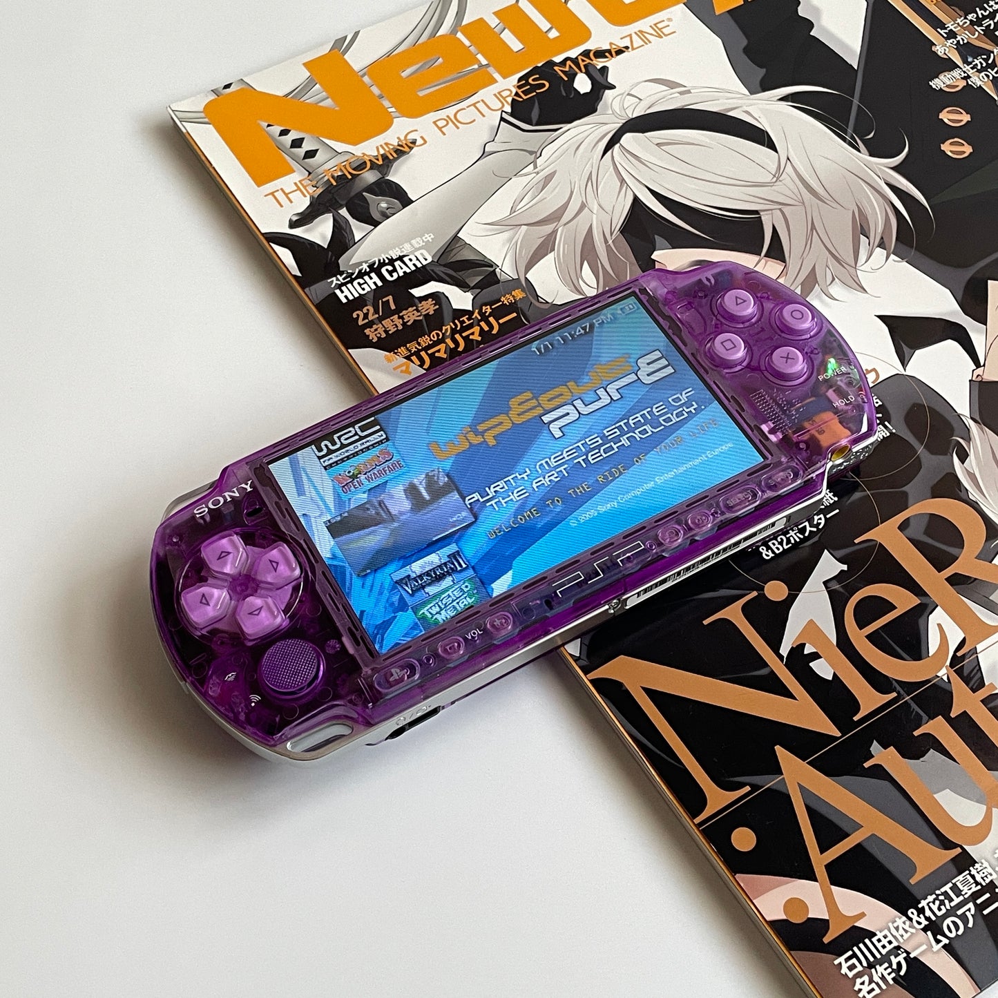 Clear Purple PSP3000