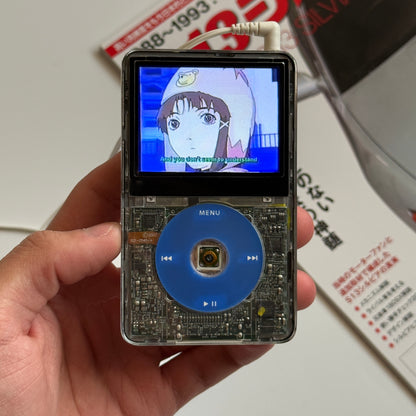 Custom IPod Video 5.5th gen (Clear+blue)