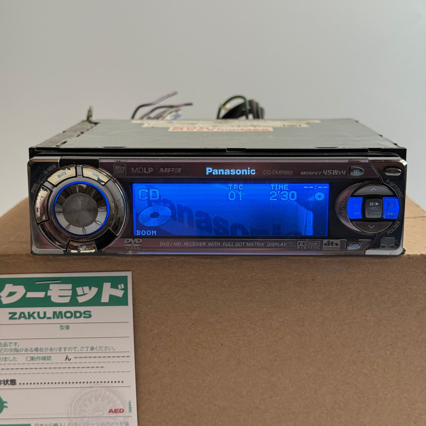 Panasonic CD-DMR993 car radio