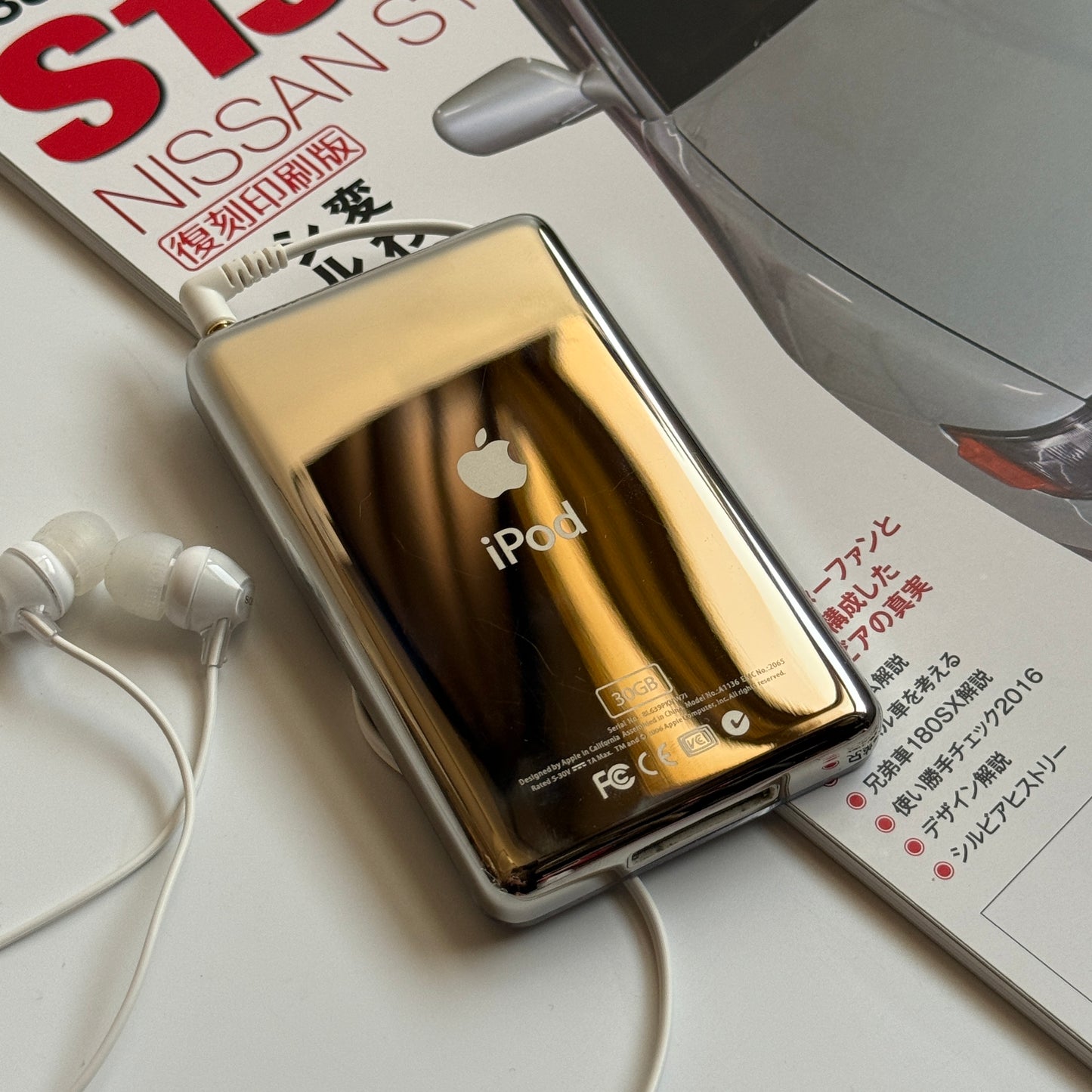 Custom IPod Video 5.5th gen (Clear+Purple)