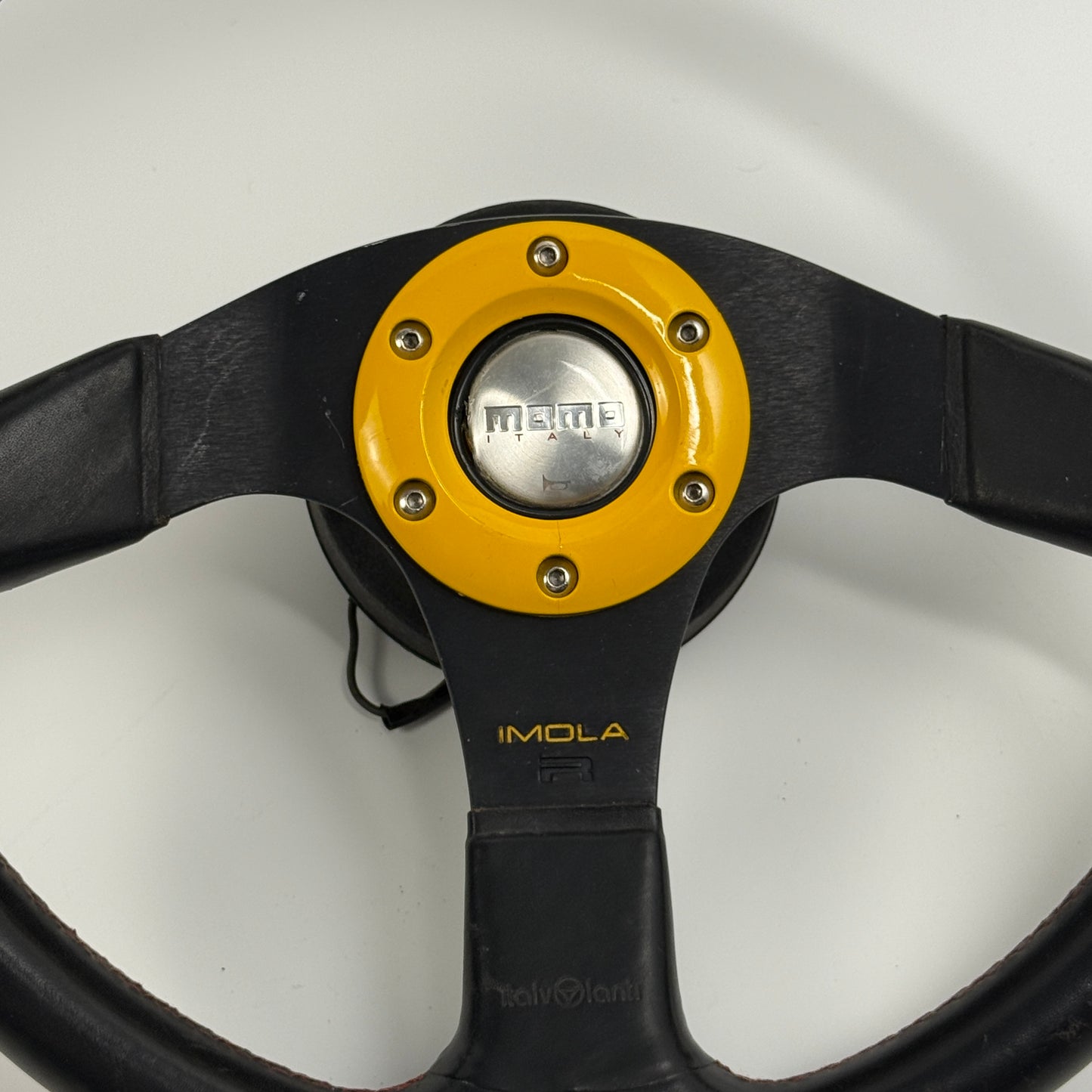 Momo IMOLA-R steering wheel (black/yellow)