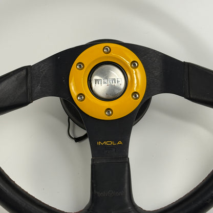 Momo IMOLA-R steering wheel (black/yellow)