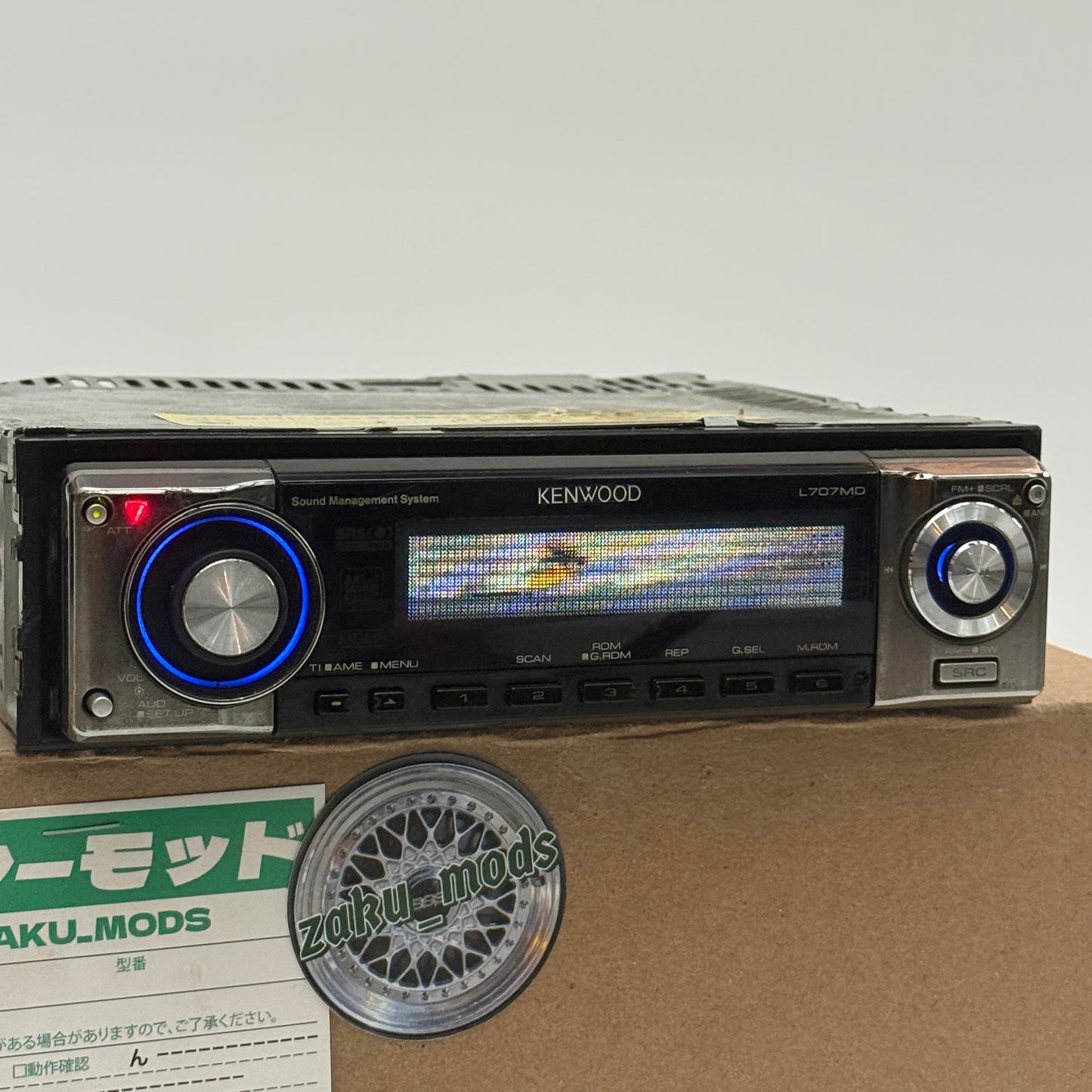 Kenwood L707MD single din car radio