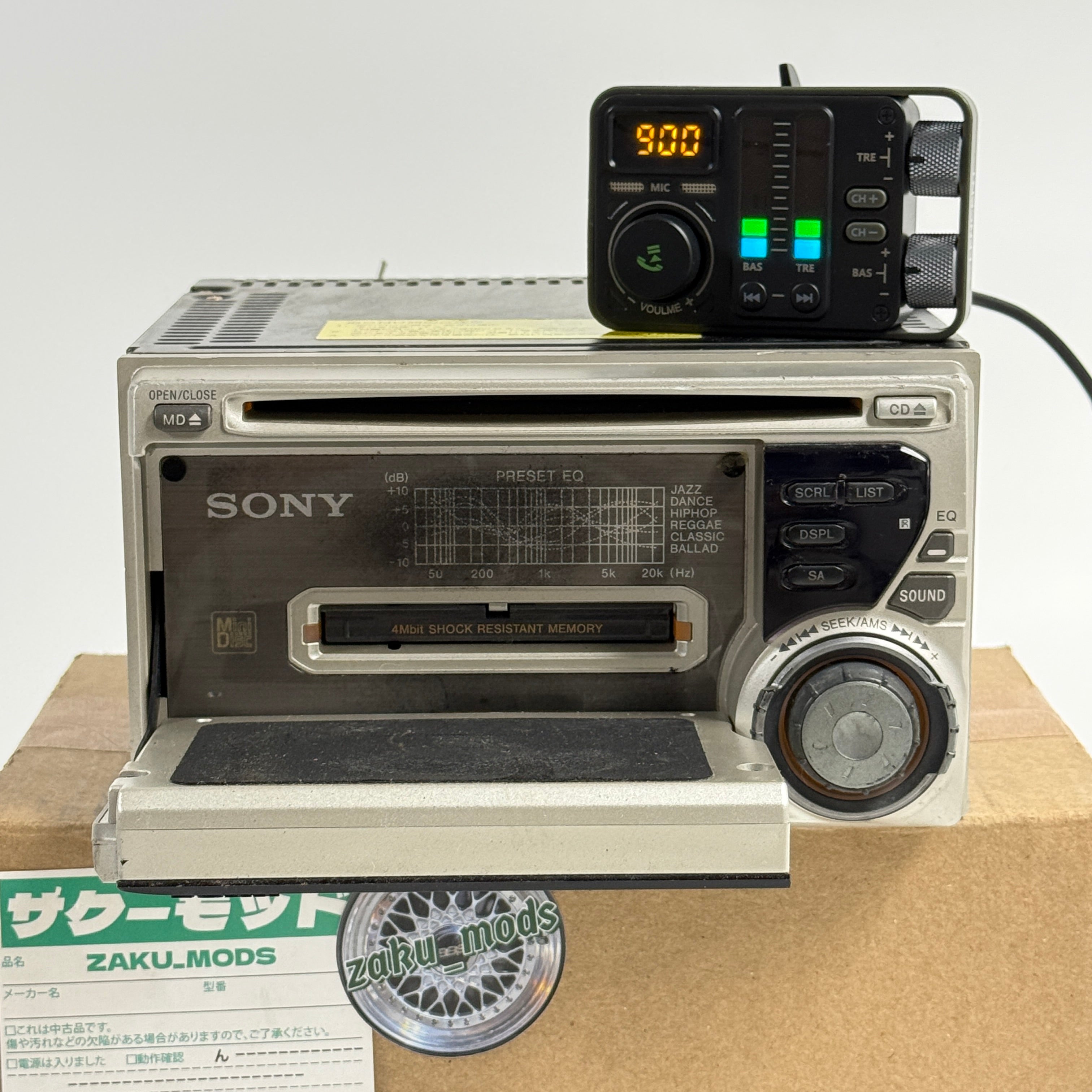 Sony WX-C60MD double din car radio – Zaku Mods
