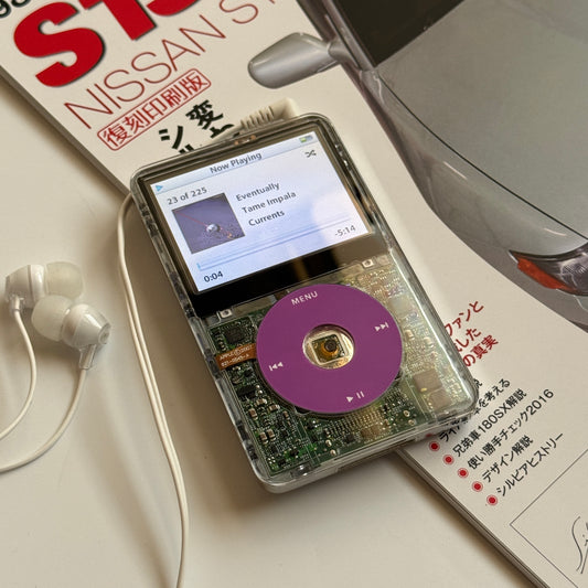 Custom IPod Video 5.5th gen (Clear+Purple)