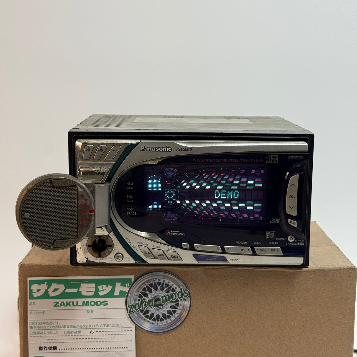 Panasonic VX505MD car radio