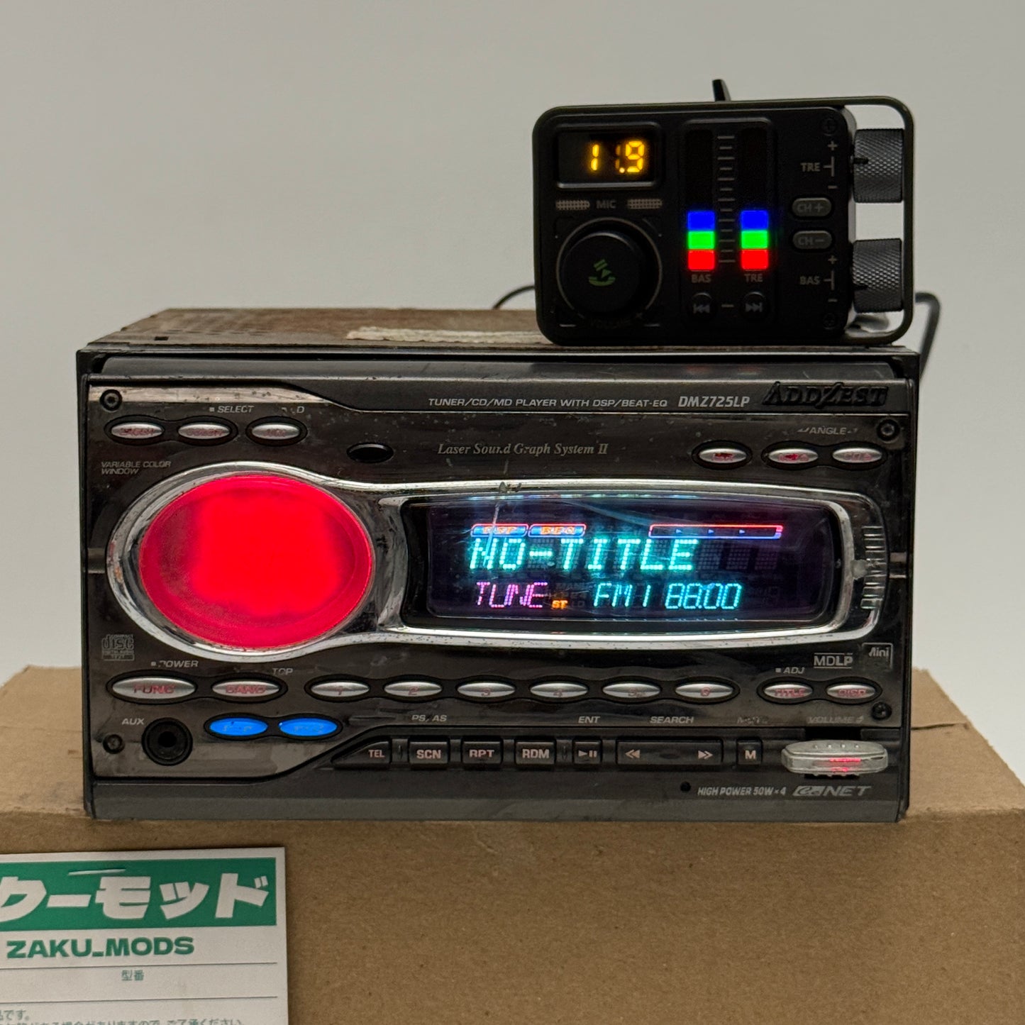 ADDZEST DMZ725LP car radio (issue)