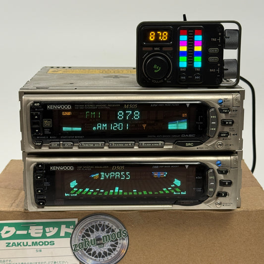 Kenwood M505+ D505 car radio