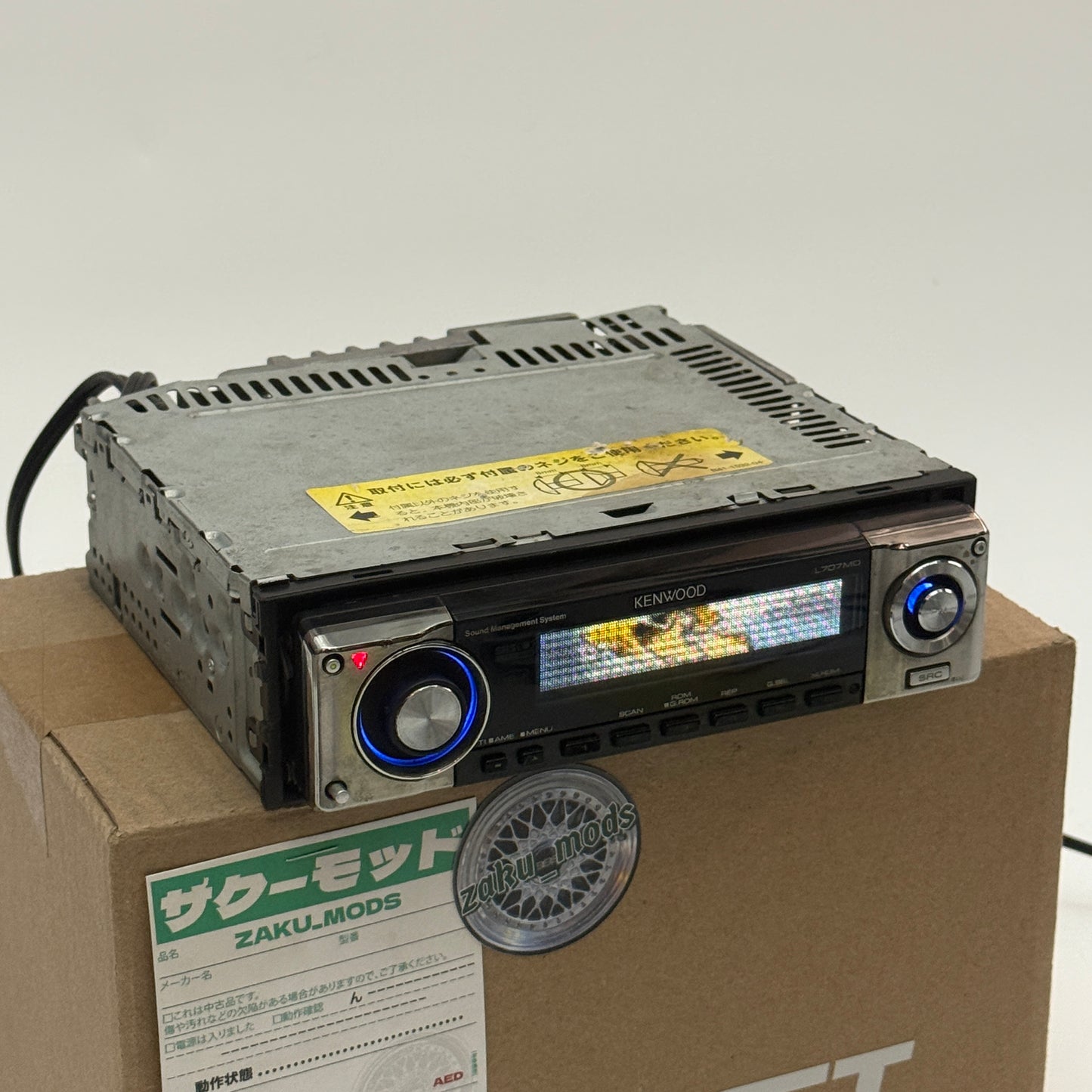 Kenwood L707MD single din car radio