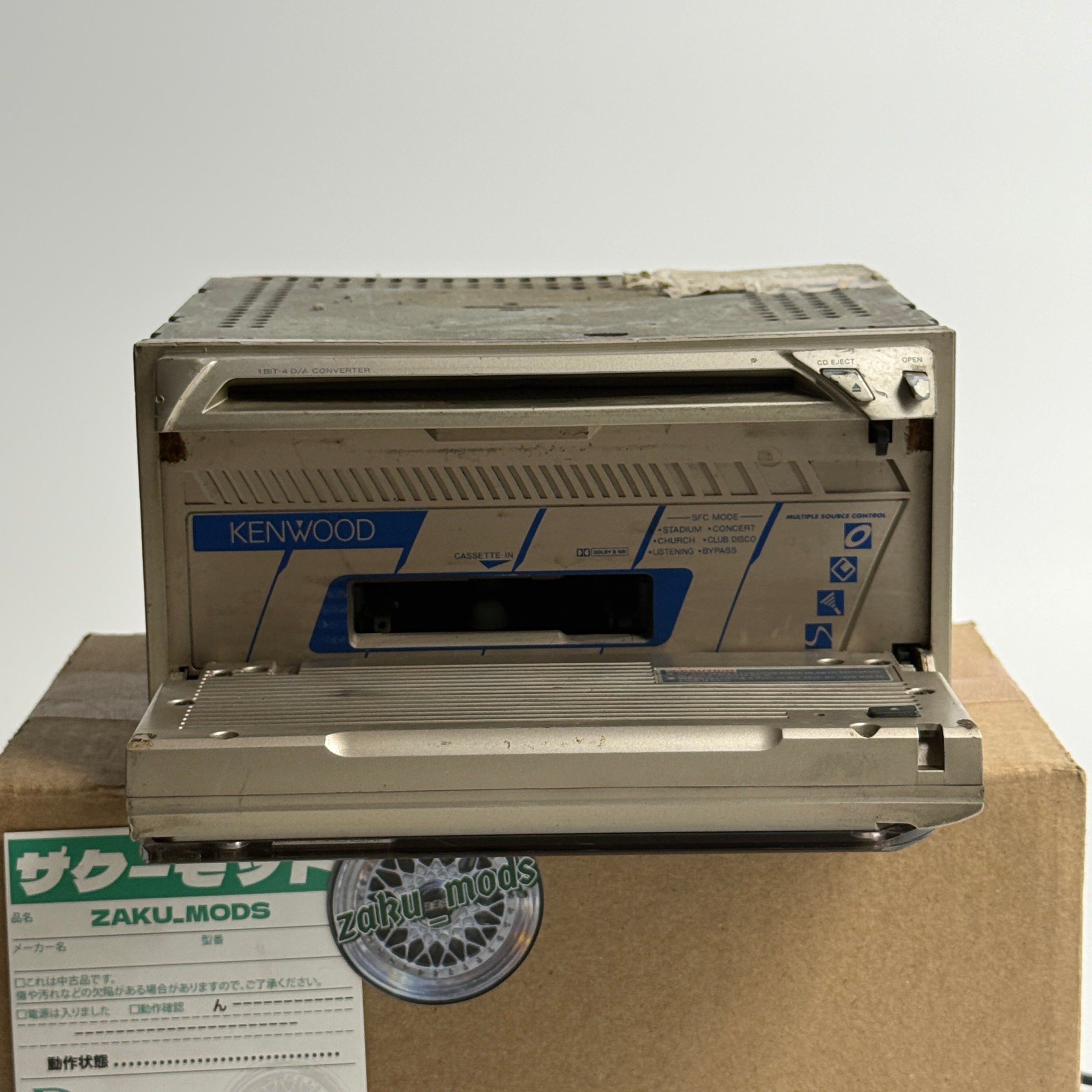 Kenwood DPX-4010 car radio – Zaku Mods