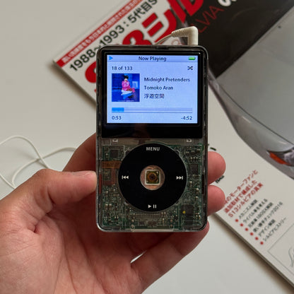 Custom IPod Video 5.5th gen (Clear+Black)