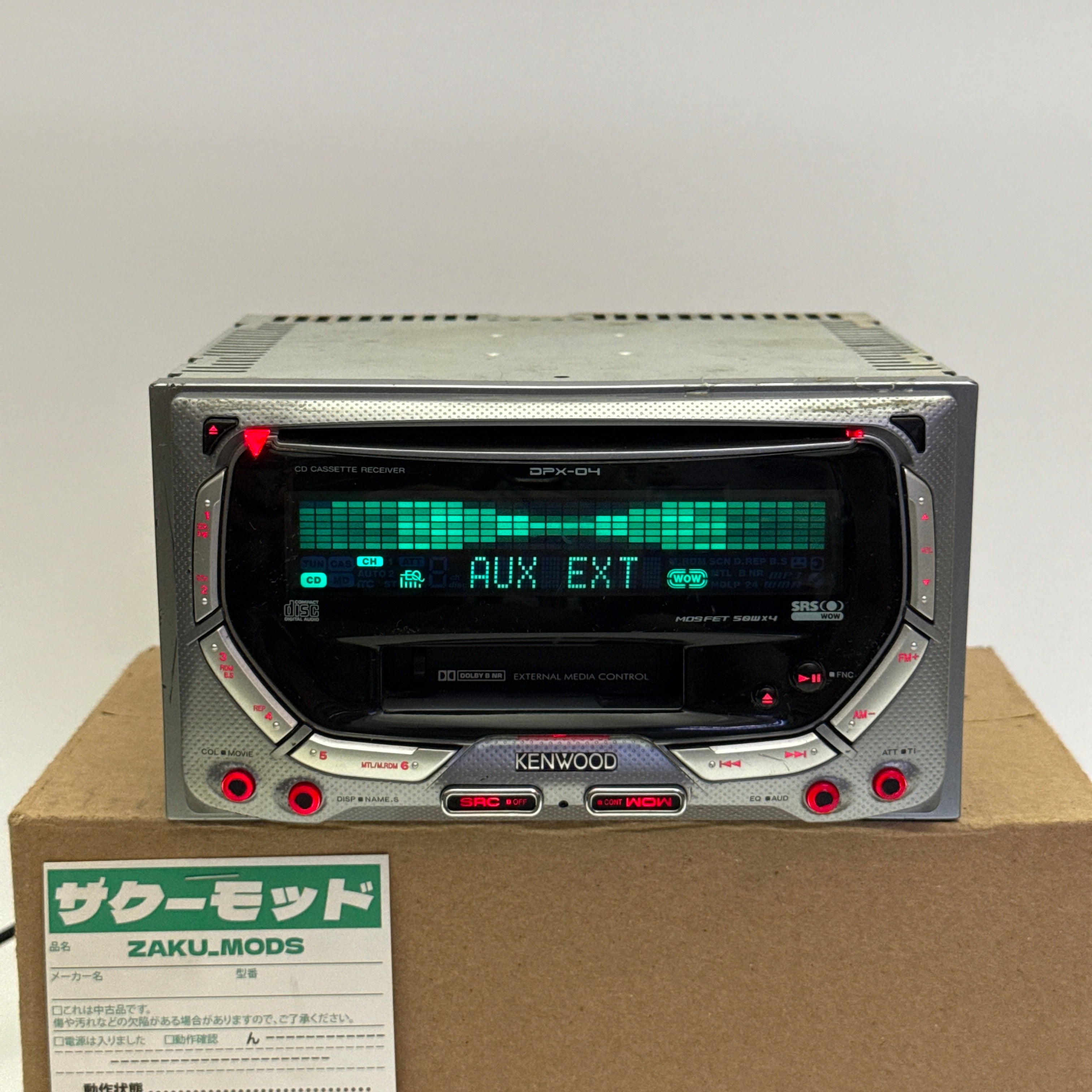 Kenwood DPX- 04 car radio – Zaku Mods