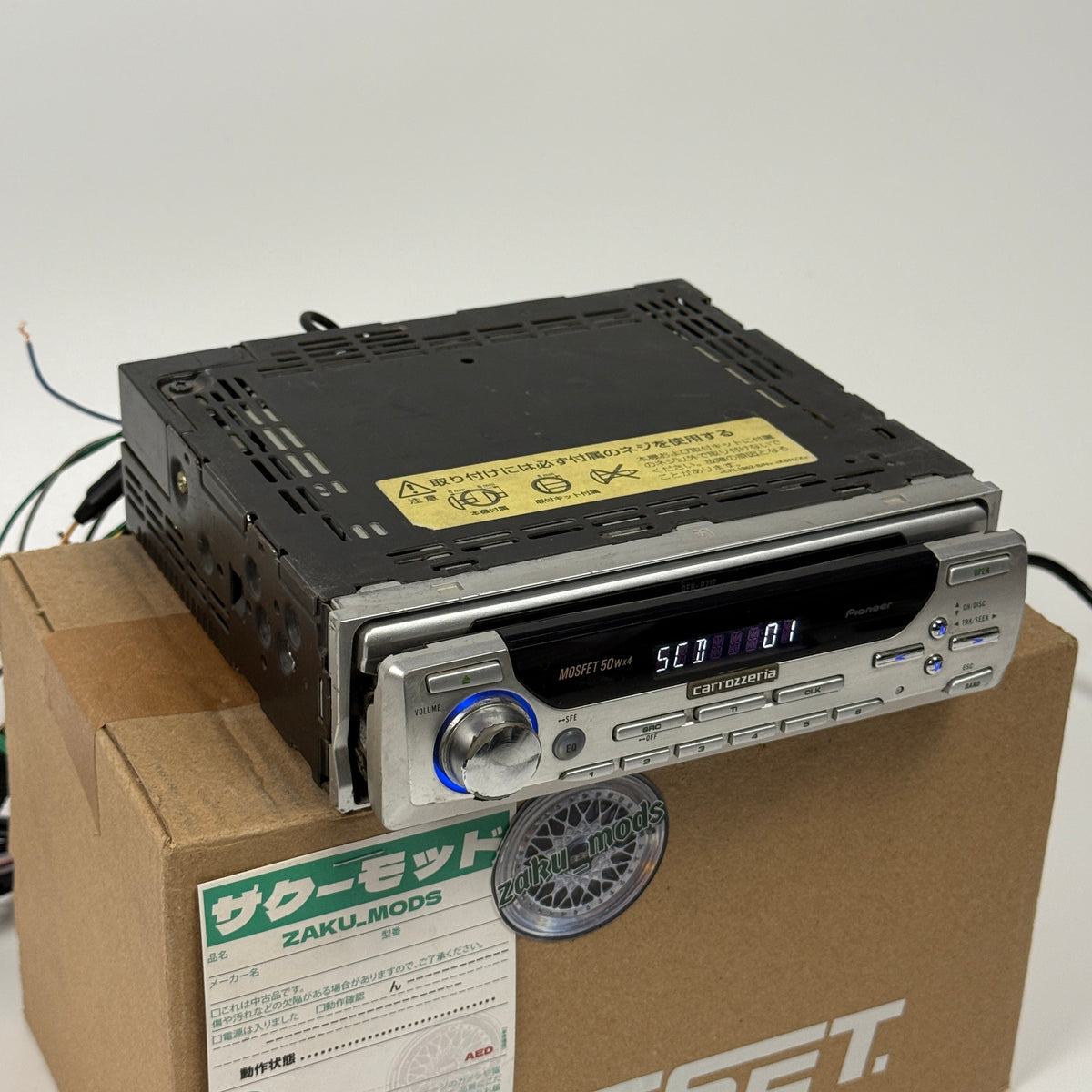 Pioneer Carrozzeria DEH-P717 single din car radio