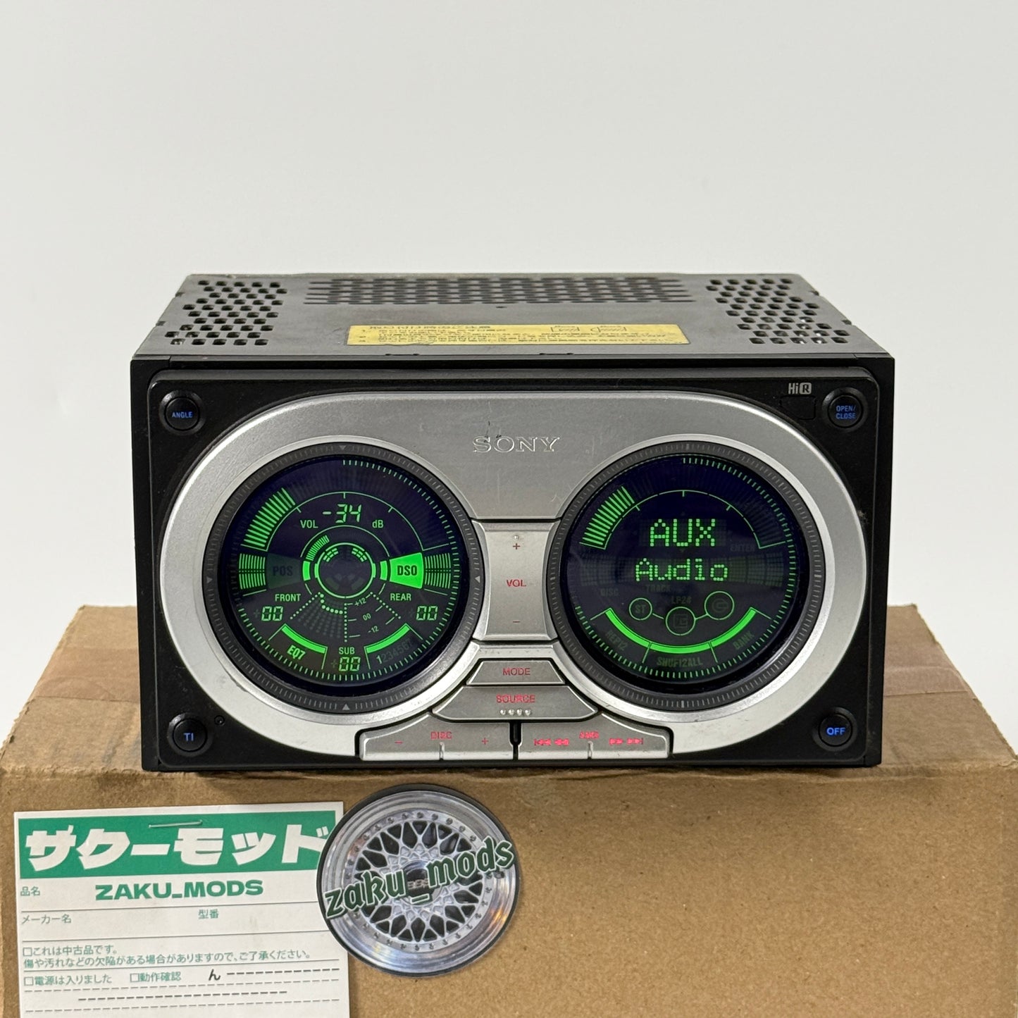 Rare Sony WX-770MDX double din car radio
