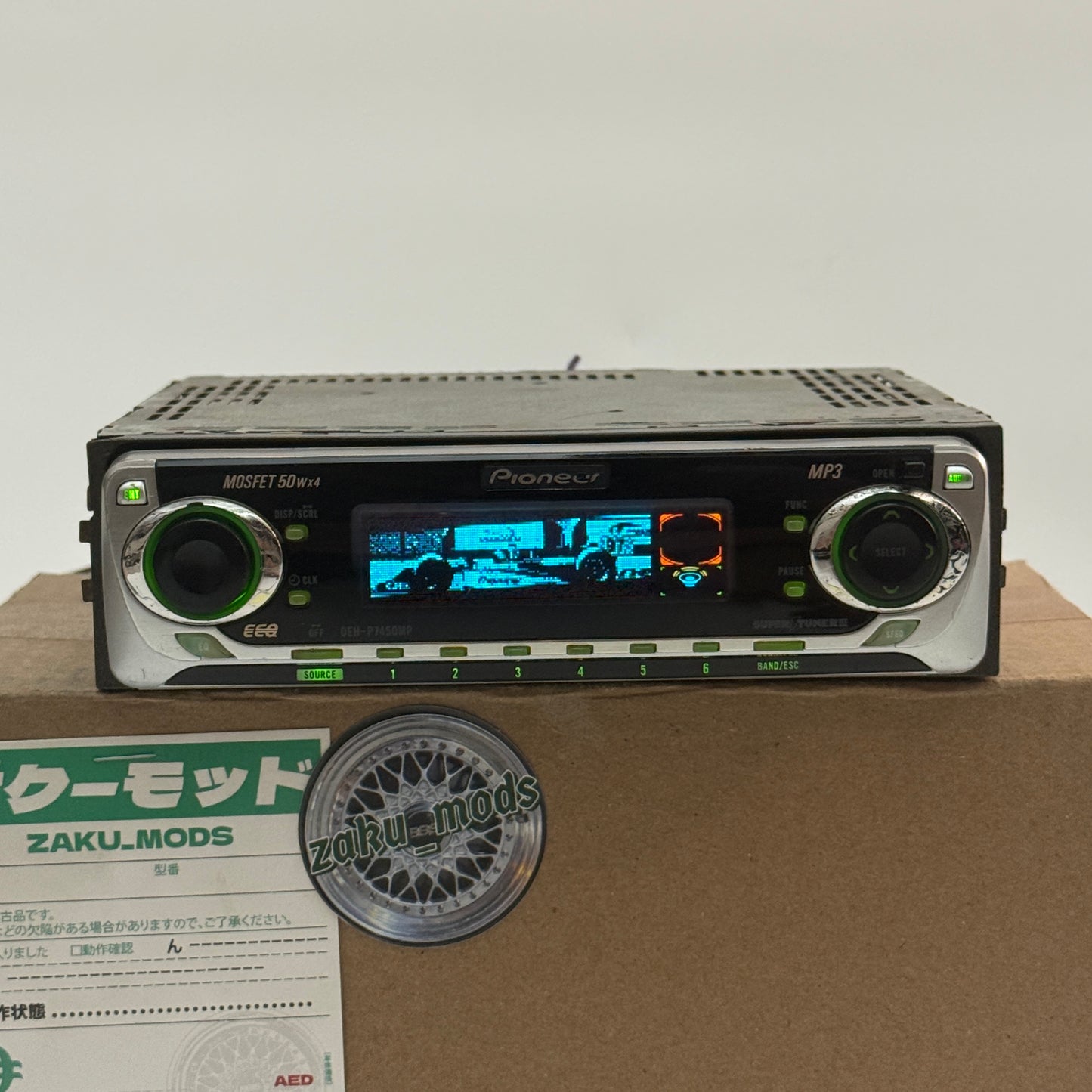 Pioneer Carrozzeria DEH-P7450MP single din car radio