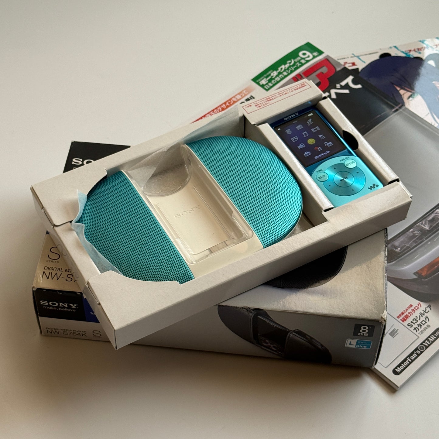 Sony Walkman NW-S754 MP3 player (in box) (blue)