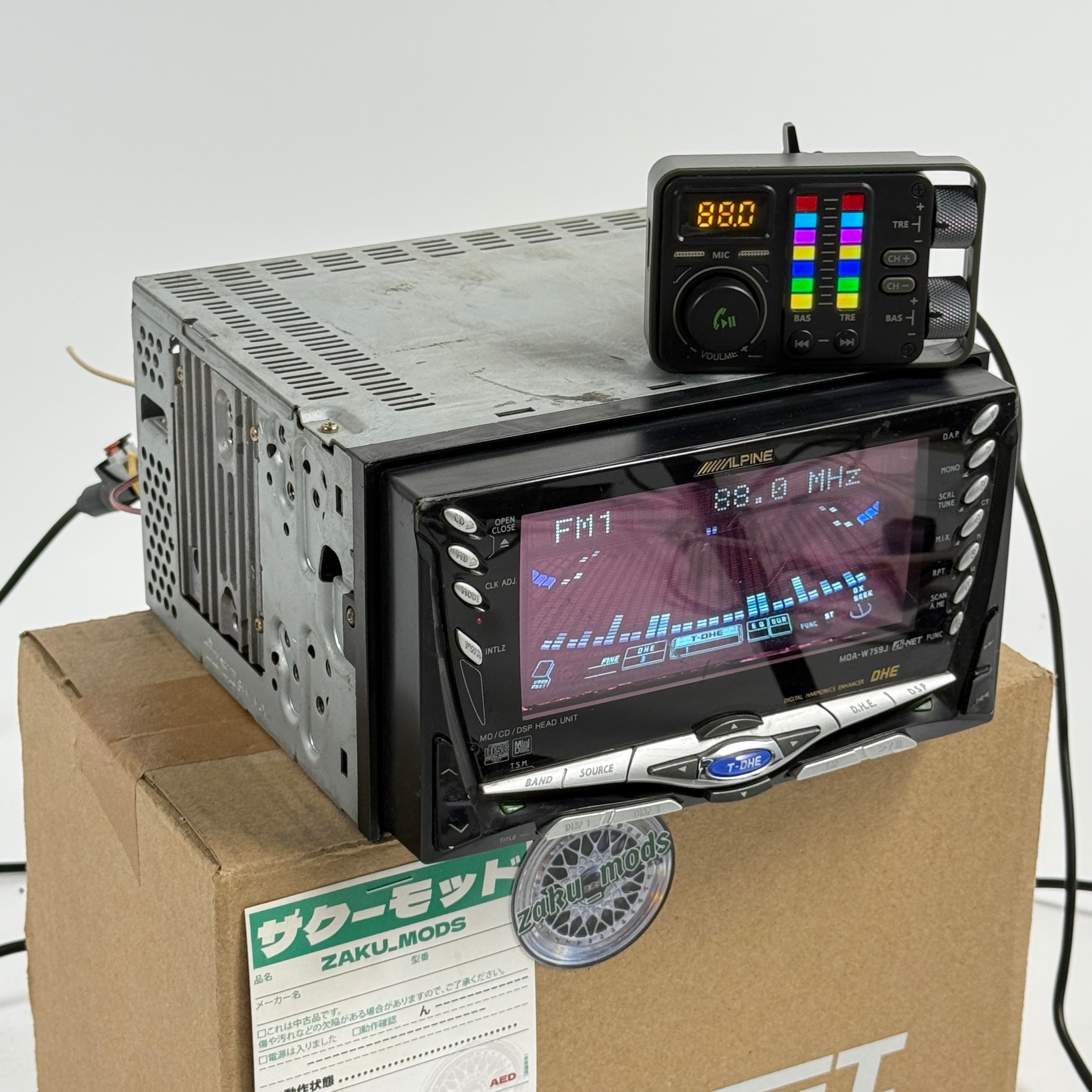 Alpine MDA-W759J car radio – Zaku Mods