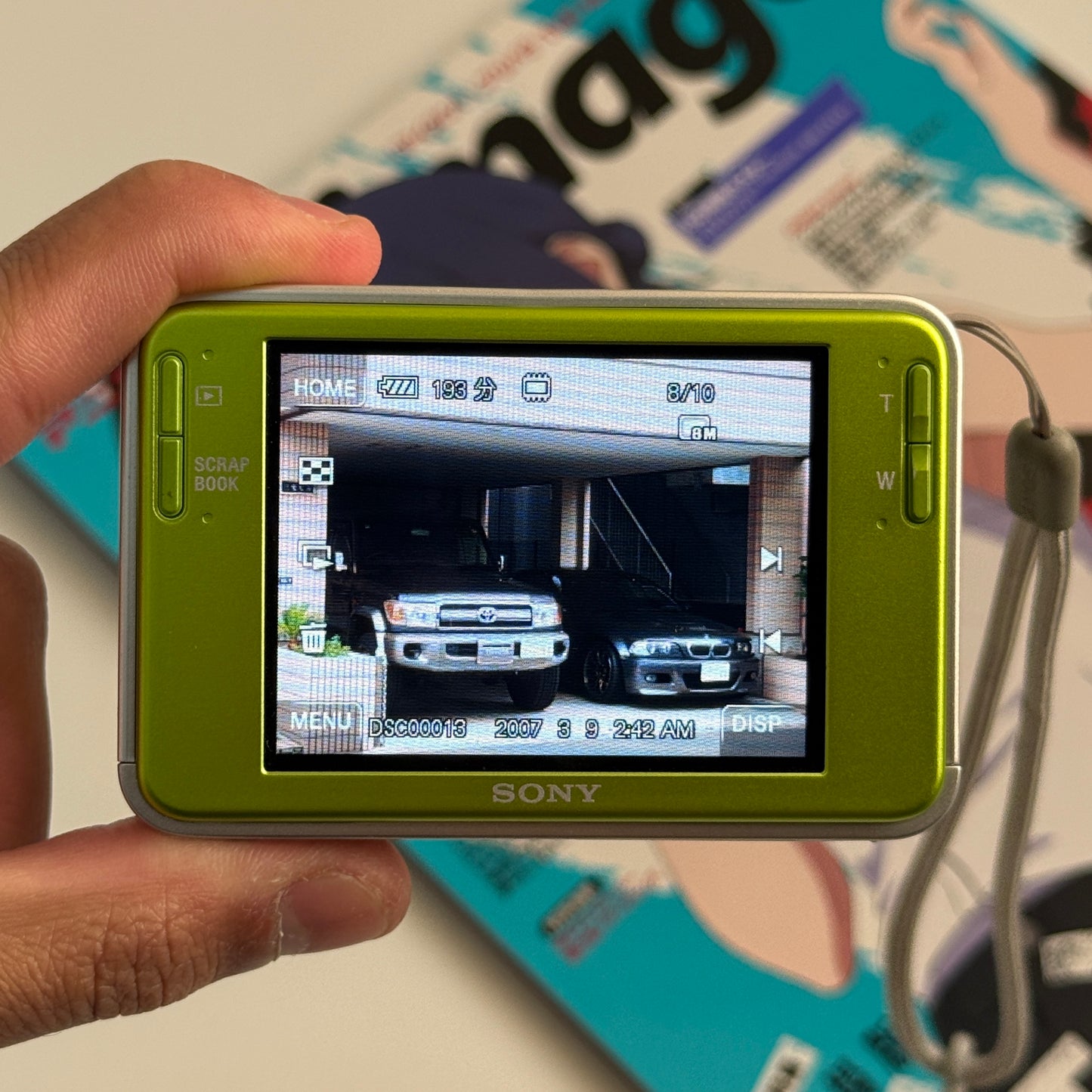 Sony cybershot DSC-T2 (green) (2)
