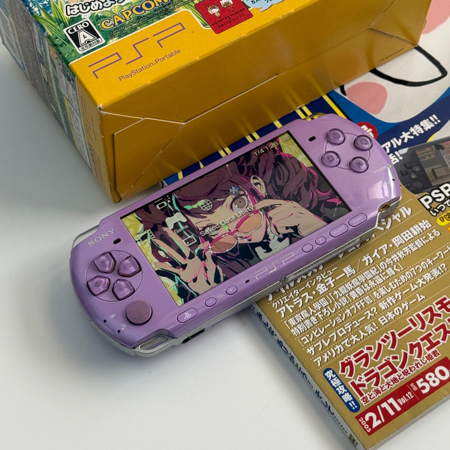 PSP3000 Monster Hunter edition (purple)