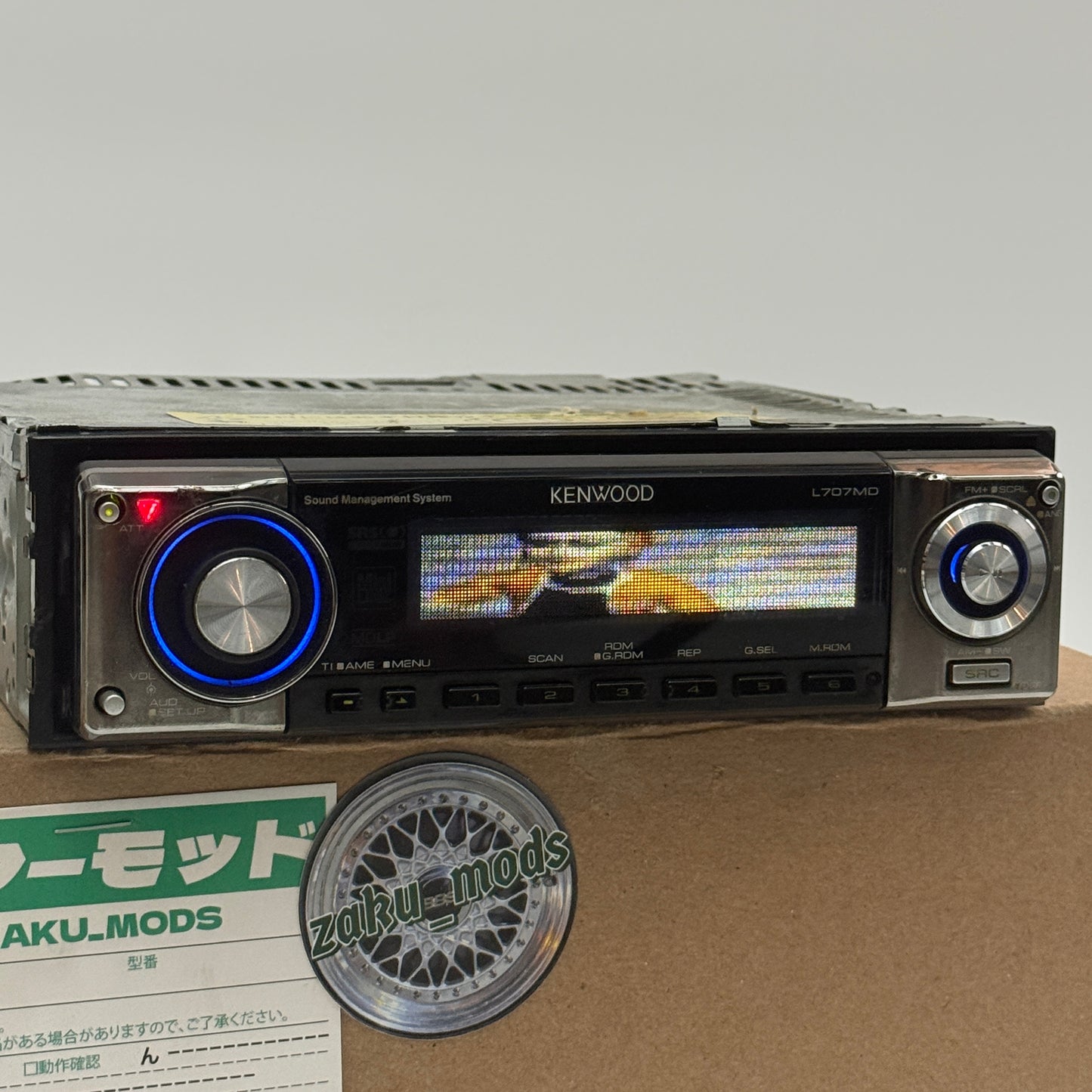 Kenwood L707MD single din car radio