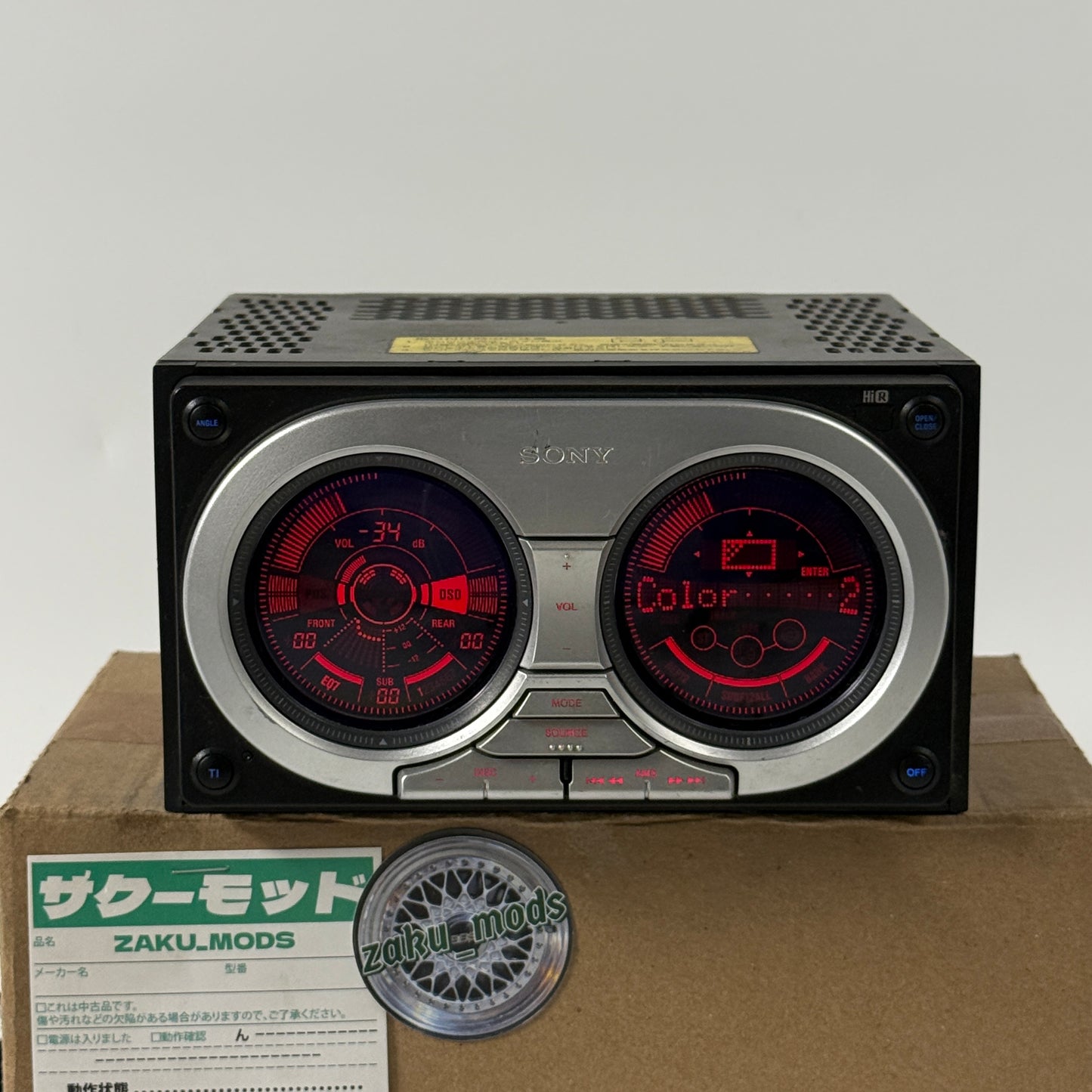 Rare Sony WX-770MDX double din car radio