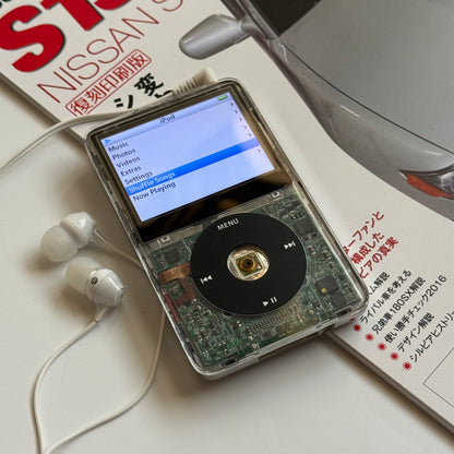 Custom IPod Video 5.5th gen (Clear+Black)