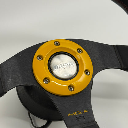 Momo IMOLA-R steering wheel (black/yellow)