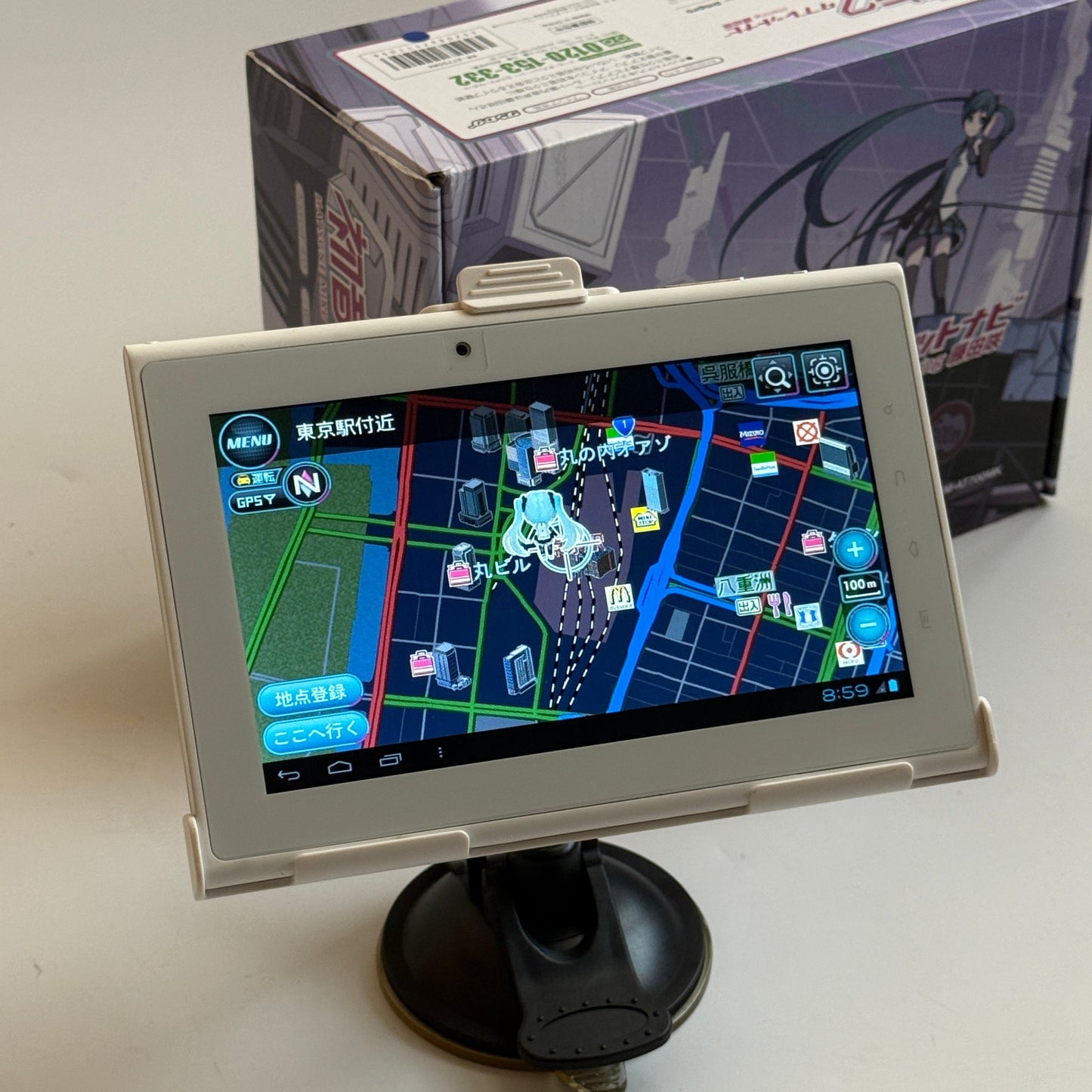 (Rare) Hatsune Miku Tablet Navi RM-AT700MK Complete in Box