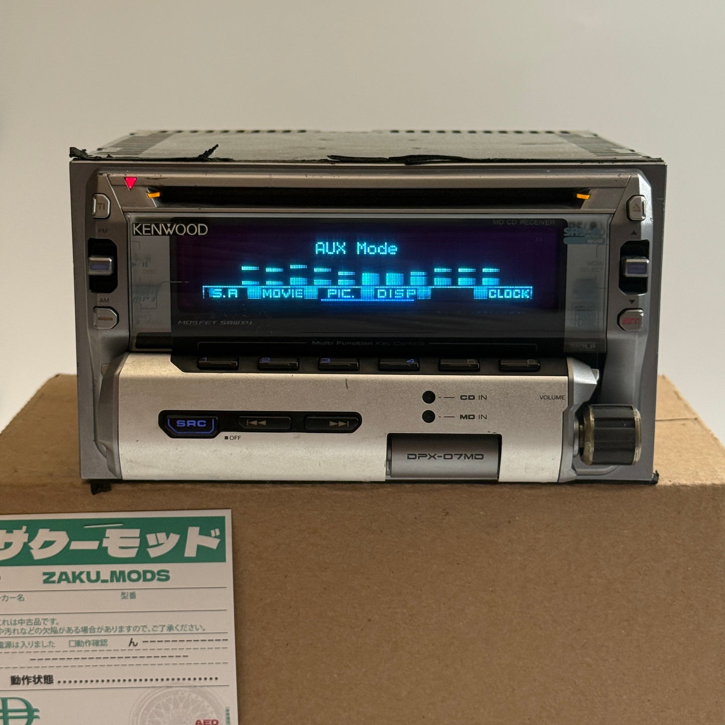 Kenwood DPX-07MD car radio