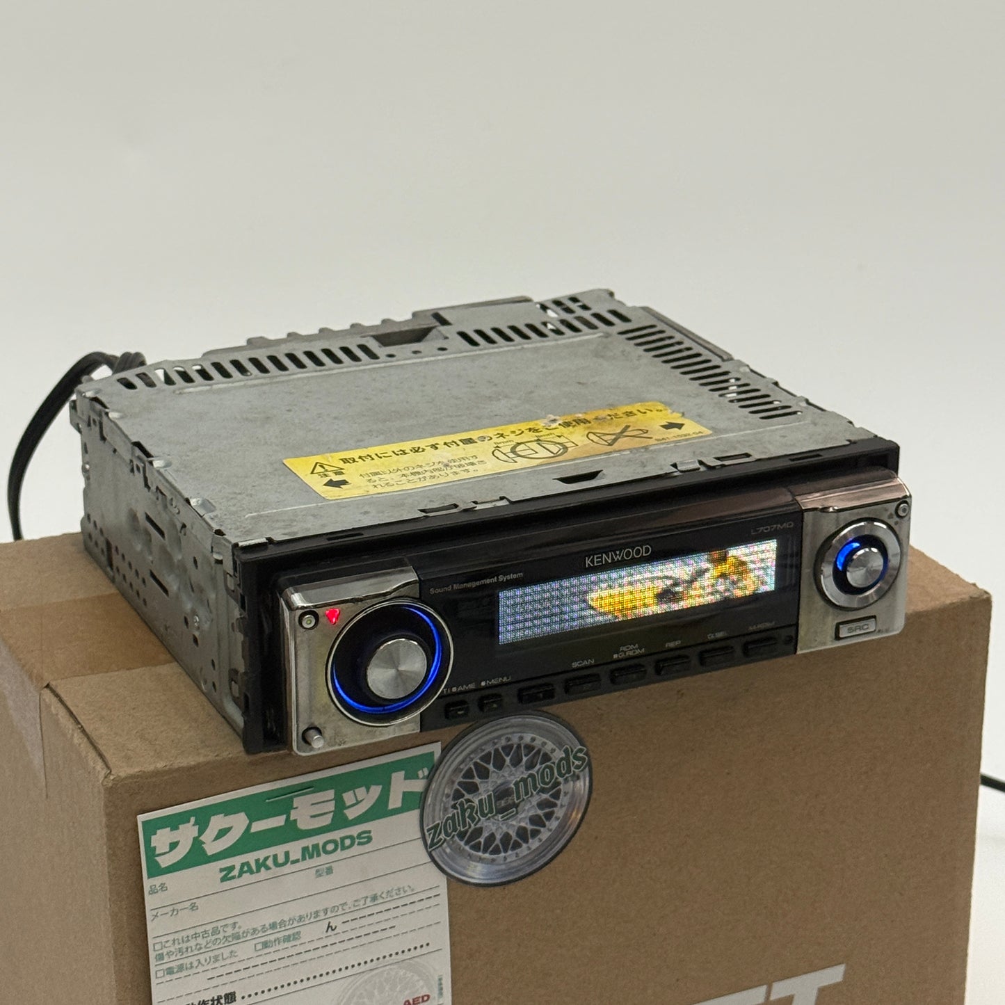 Kenwood L707MD single din car radio
