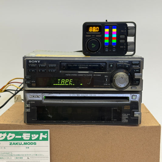 Sony XR-C3000 double din car radio (issue)