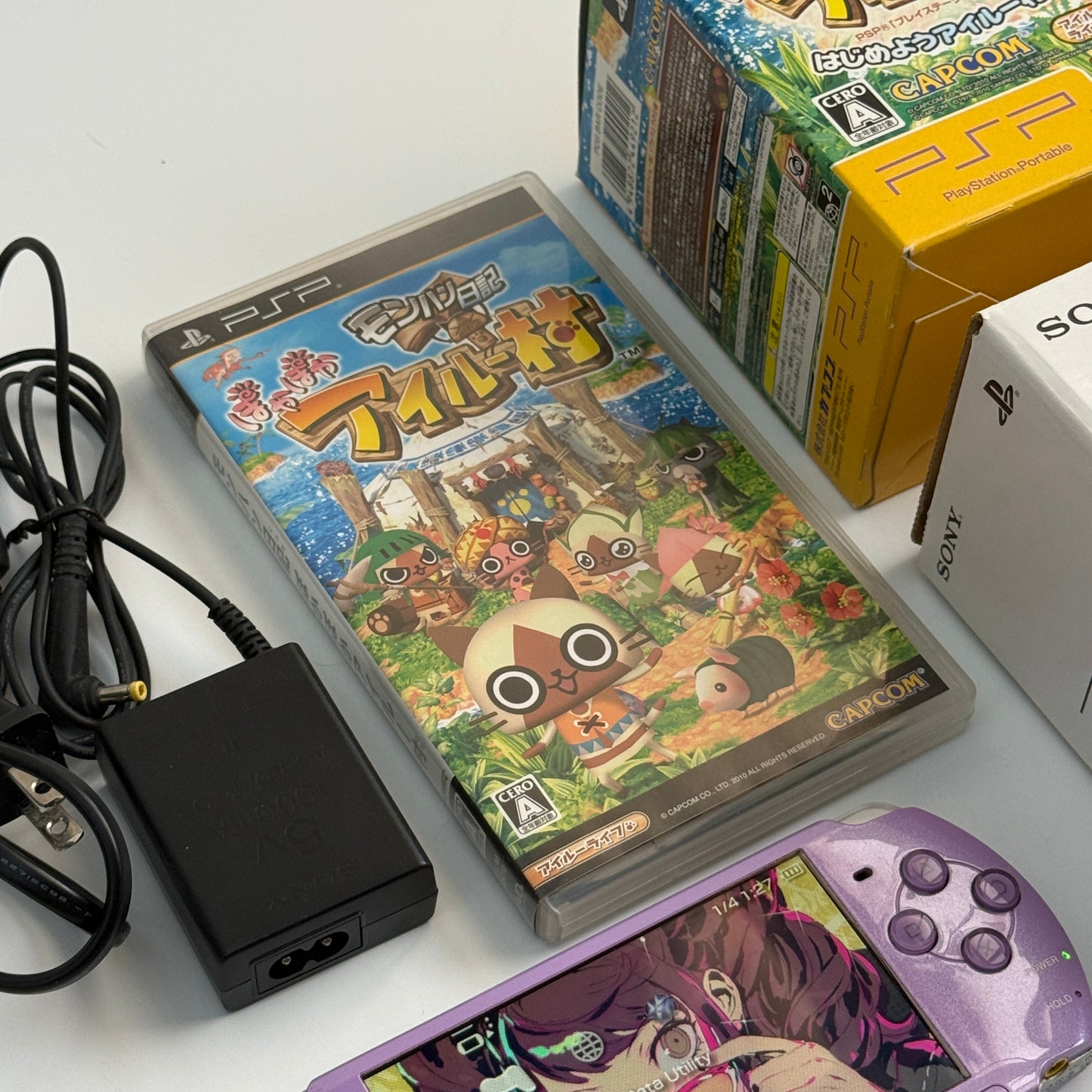 PSP3000 Monster Hunter edition (purple)