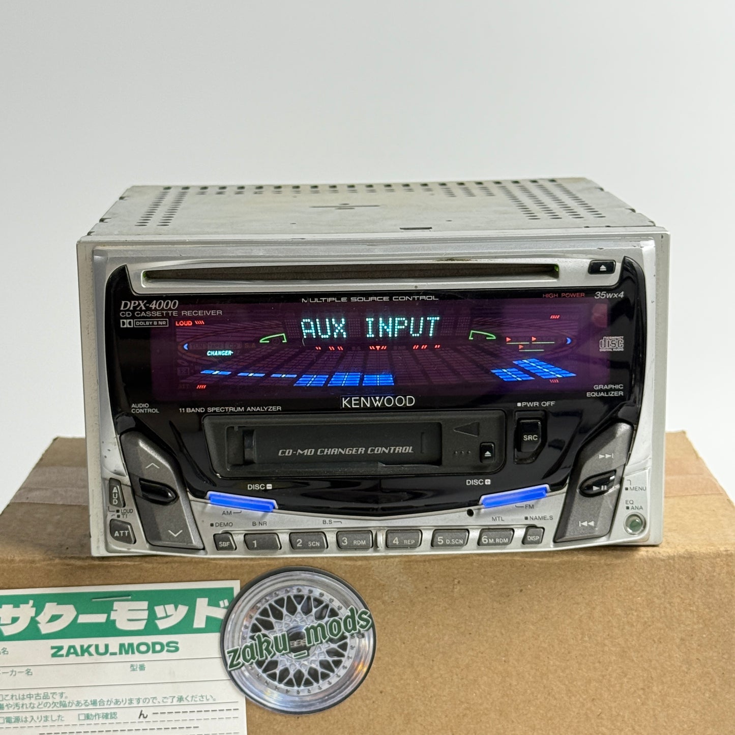 Kenwood DPX-4000 car radio