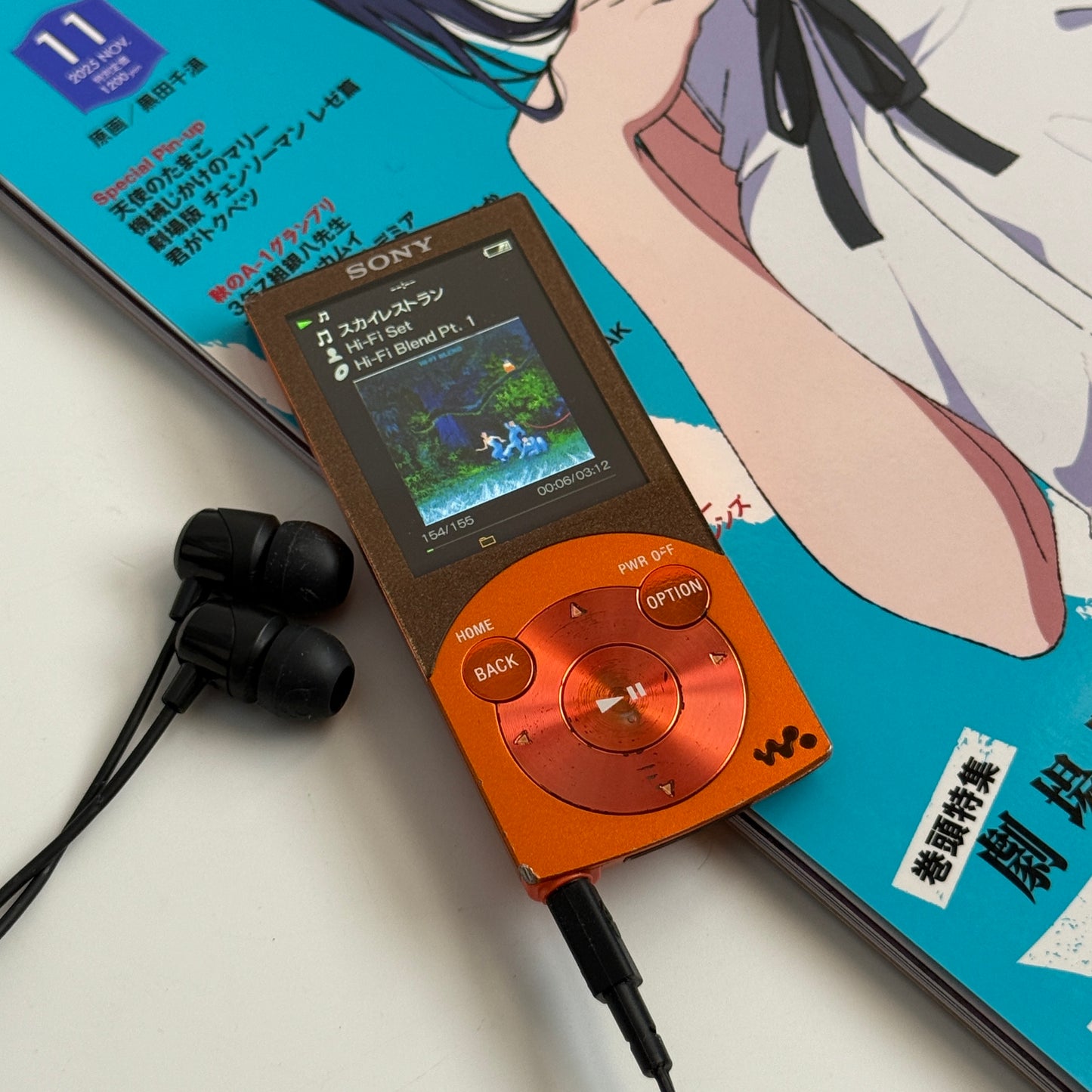 Sony Walkman NW-S644 MP3 player (orange)
