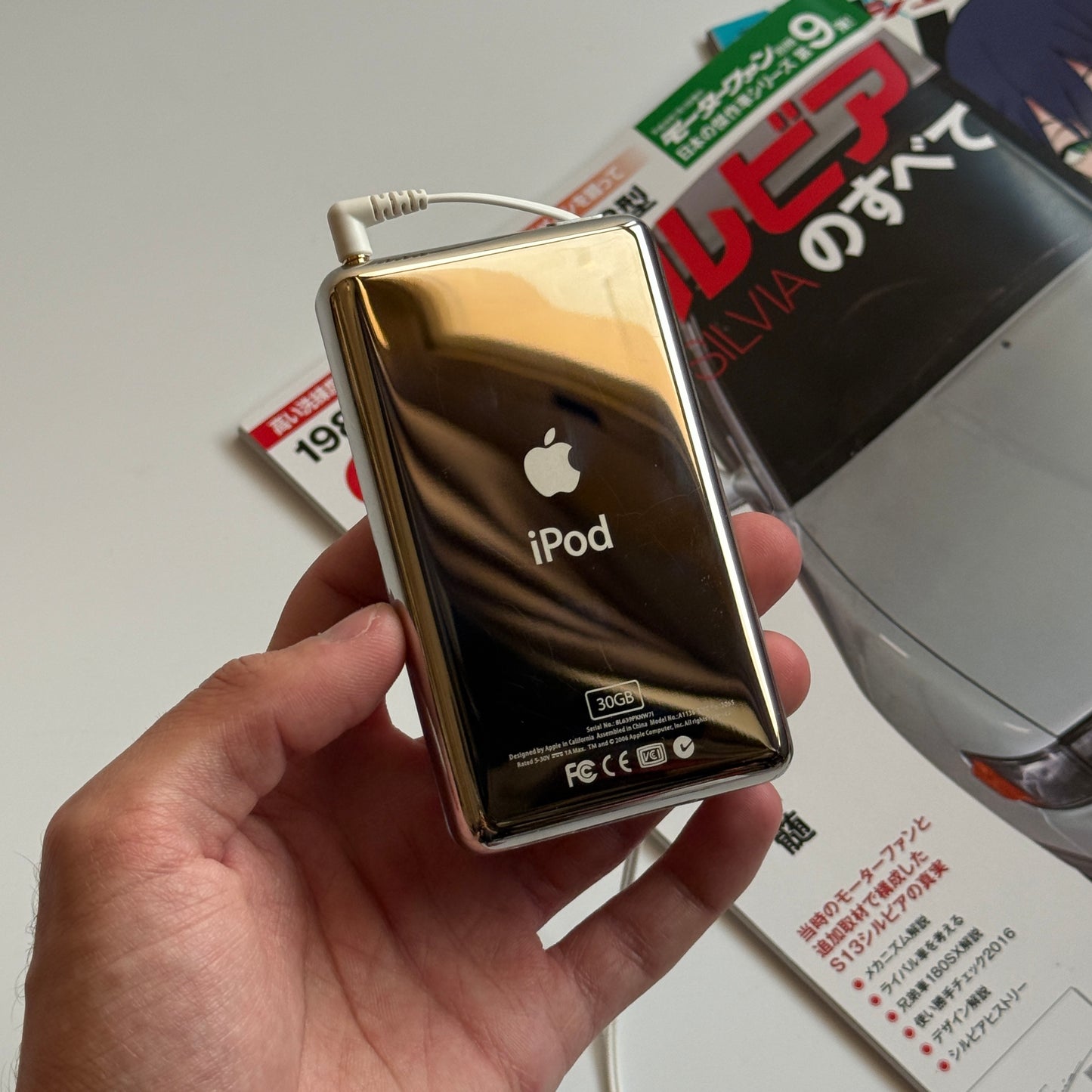Custom IPod Video 5.5th gen (Clear+Purple)