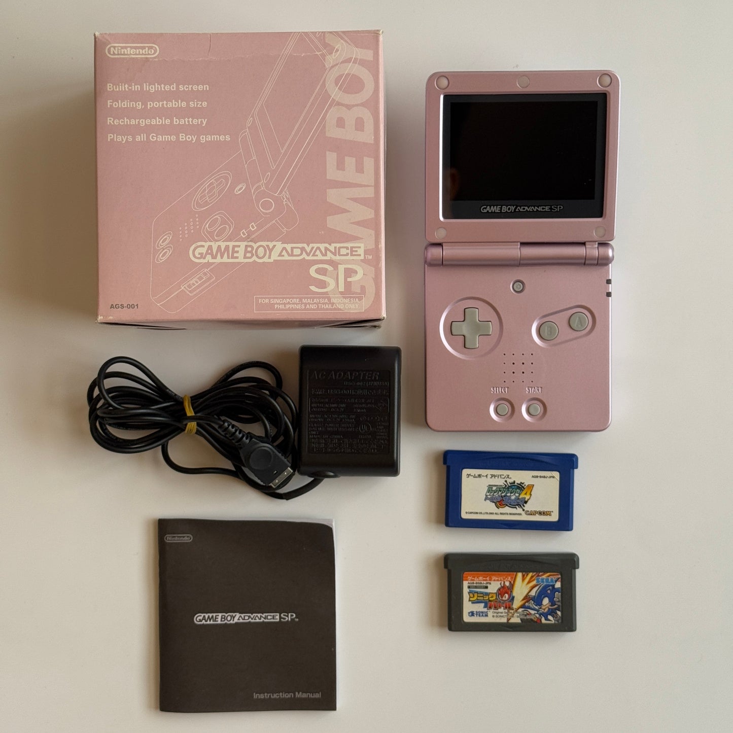 Pink GameBoy Advance SP