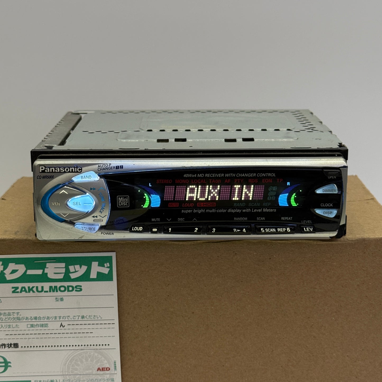 Panasonic CQ-MP5000 single din car radio