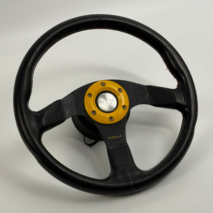 Momo IMOLA-R steering wheel (black/yellow)