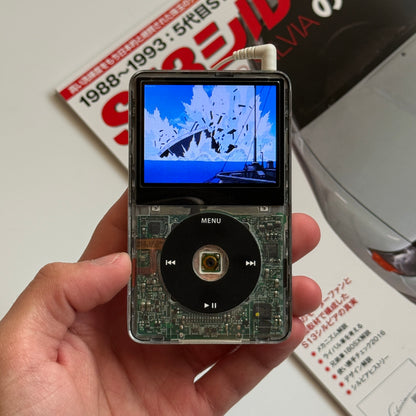 Custom IPod Video 5.5th gen (Clear+Black)